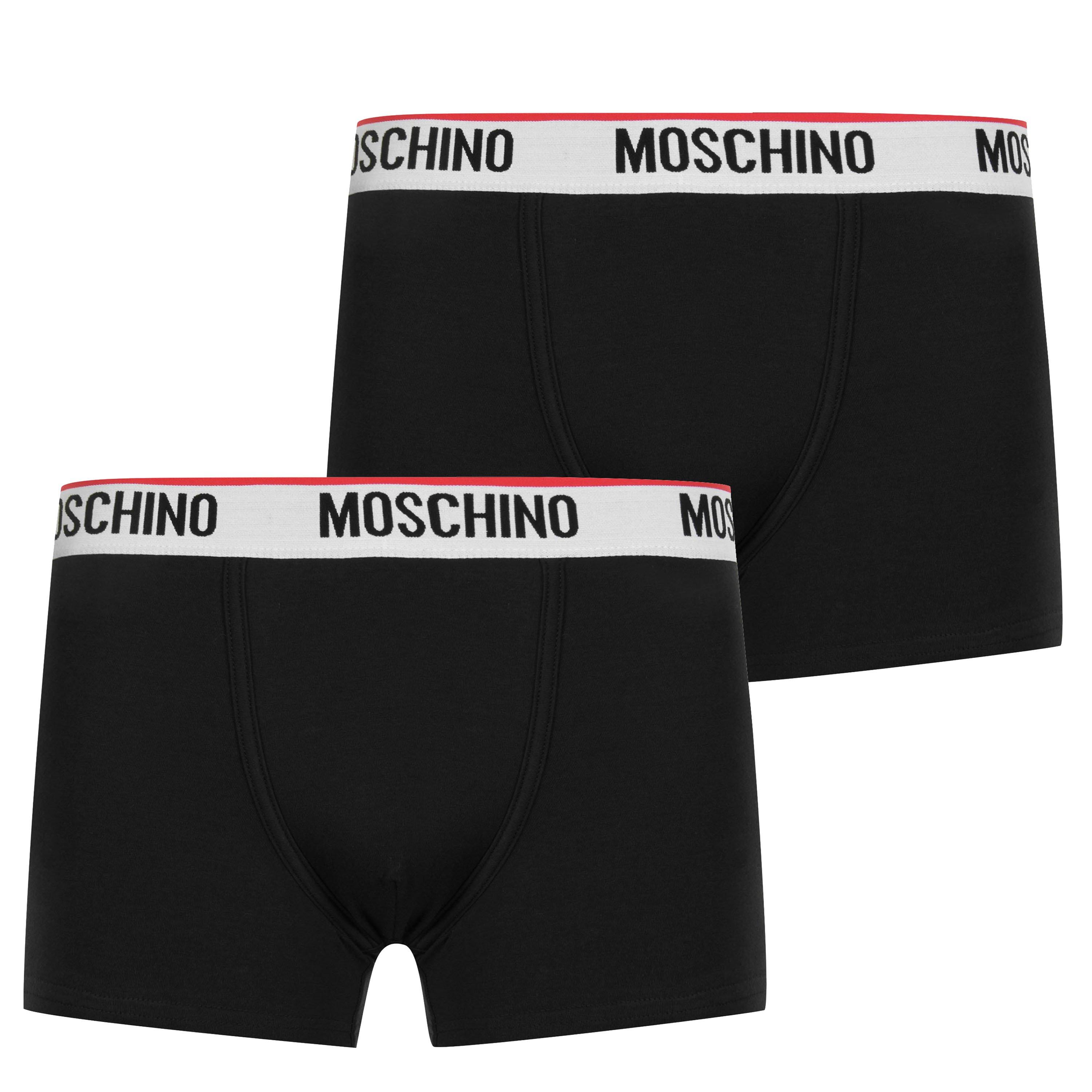 Black - Moschino - Two Pack Boxer Trunks - 1