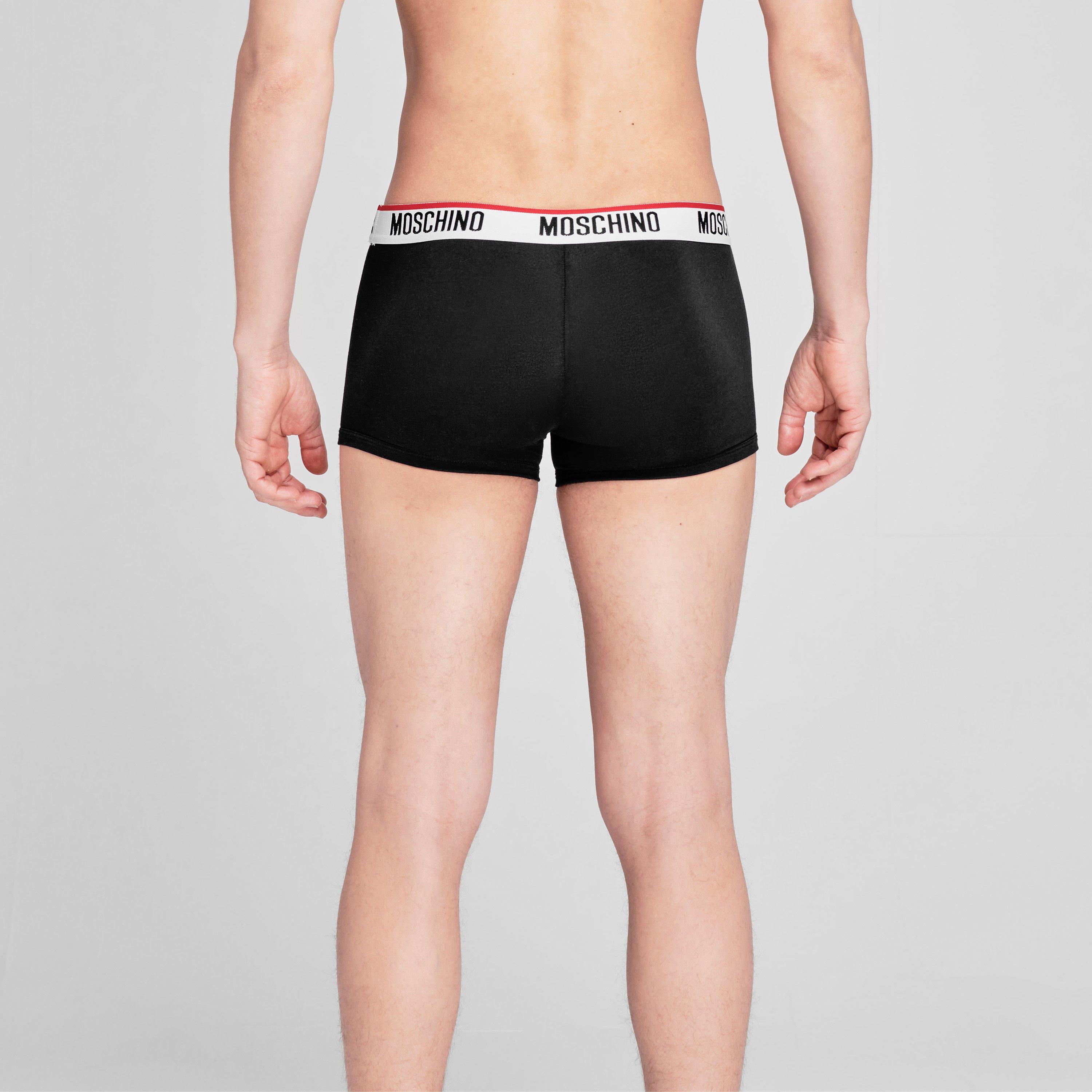 Black - Moschino - Two Pack Boxer Trunks - 3