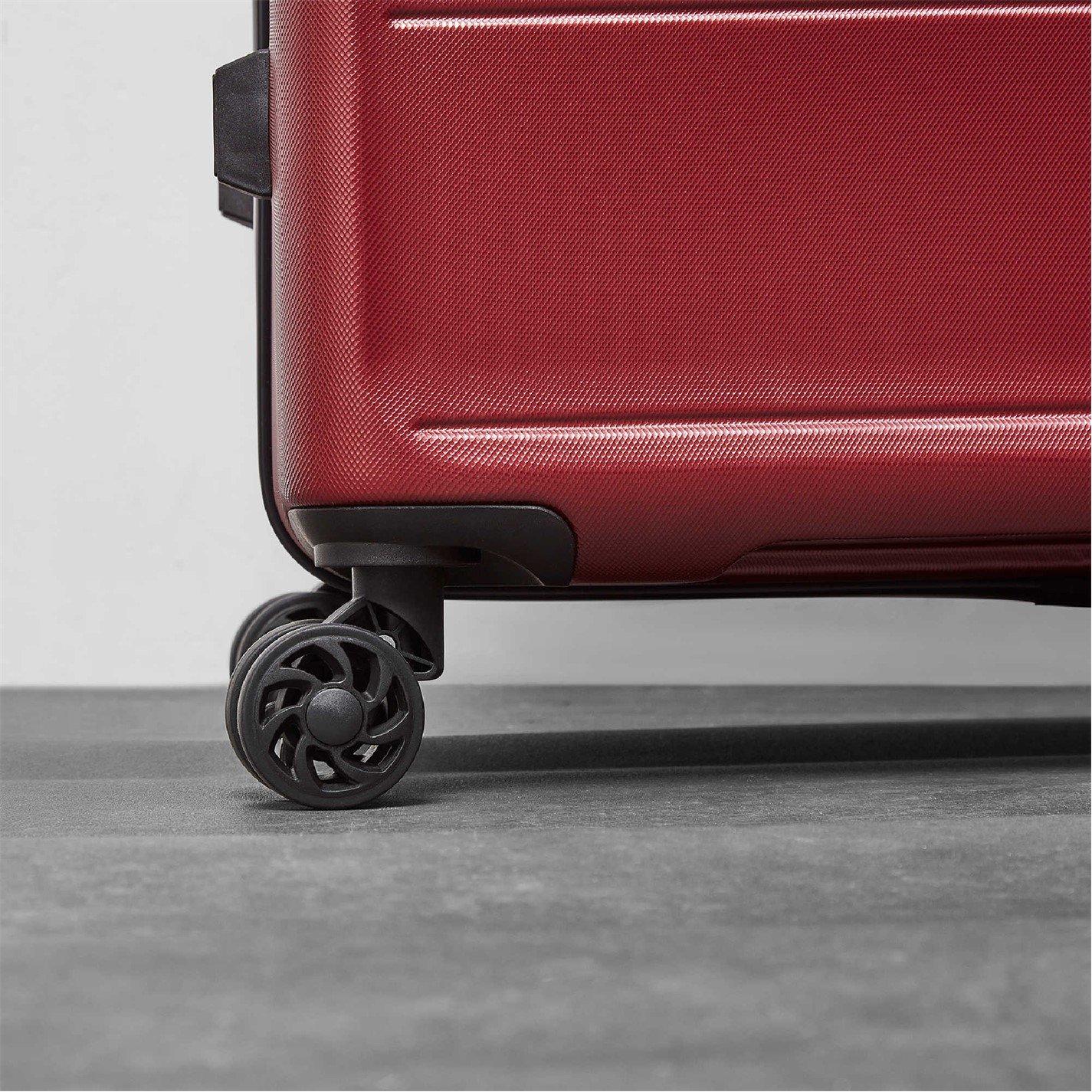 Burgundy - Rock - Rock Lincoln Suitcases Burgundy - 3