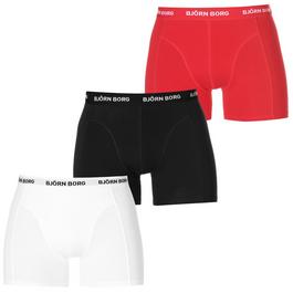 Bjorn Borg Bjorn 3 Pack Solid Boxer Shorts