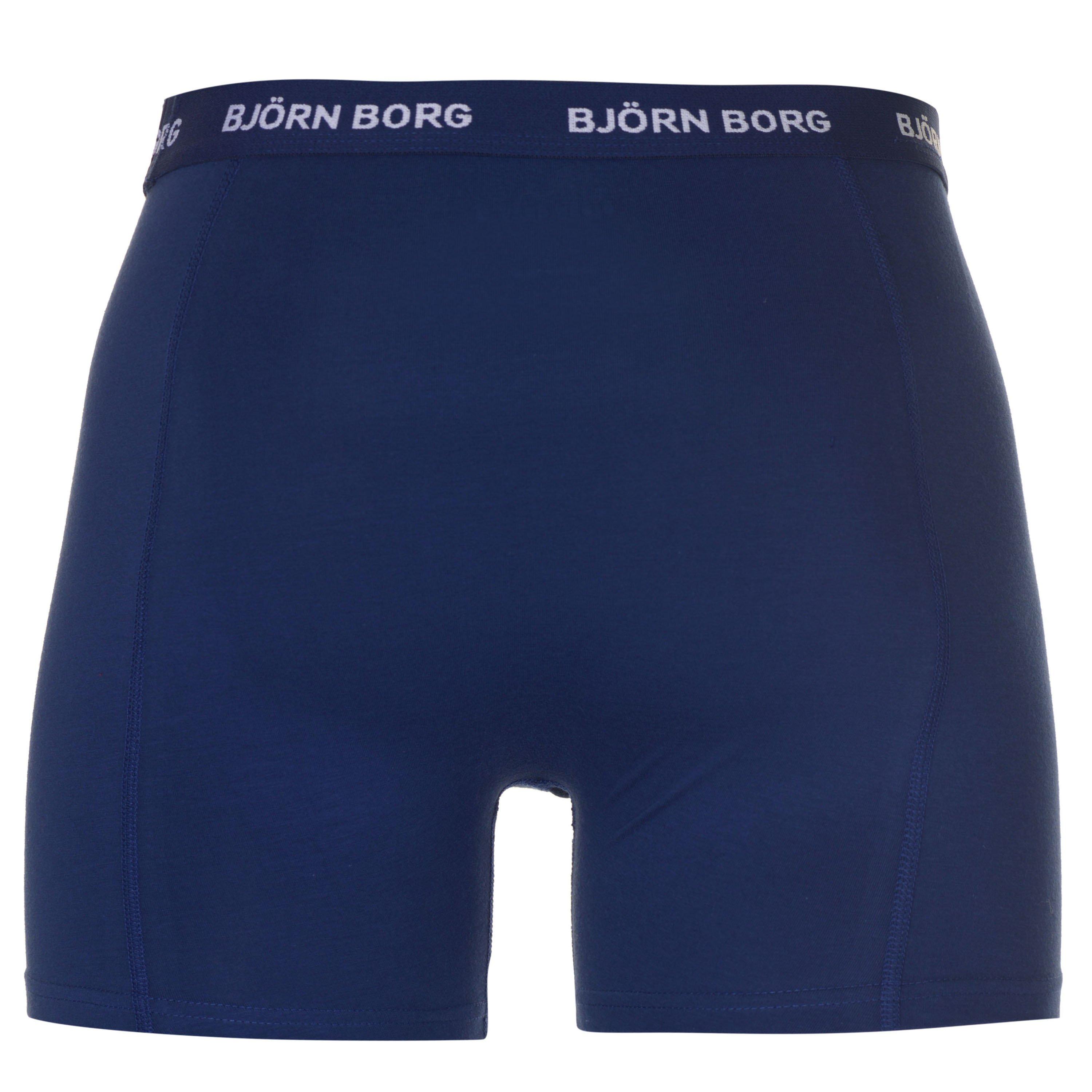 Sort/Hvid/Marineblå - Bjorn Borg - 3 Pack Solid Boxer Shorts - 5