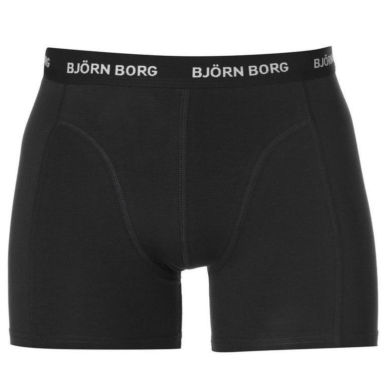 Noir/Blanc/Marine - Bjorn Borg - Shorts Aus Mesh Mit Druck initial D - 6
