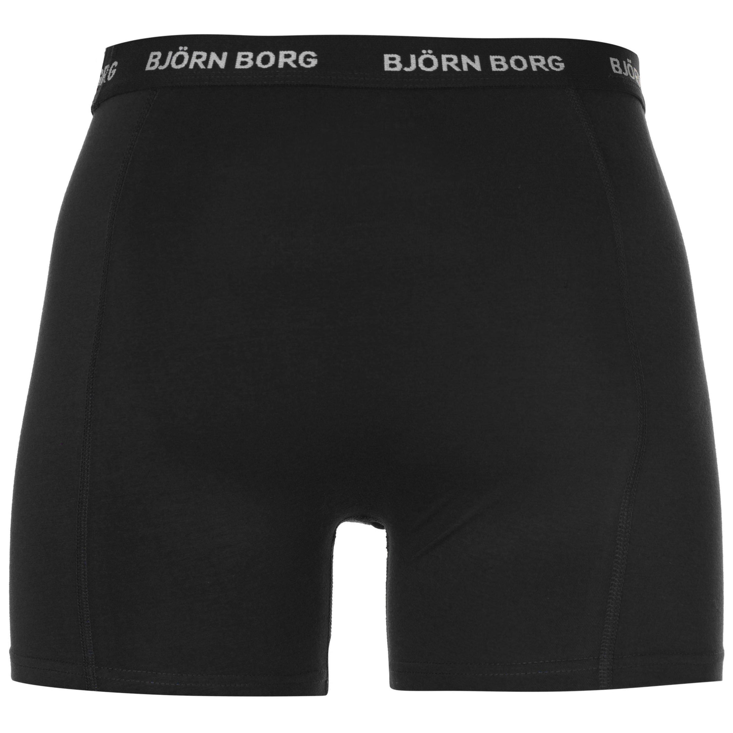 Sort/Hvid/Marineblå - Bjorn Borg - 3 Pack Solid Boxer Shorts - 7