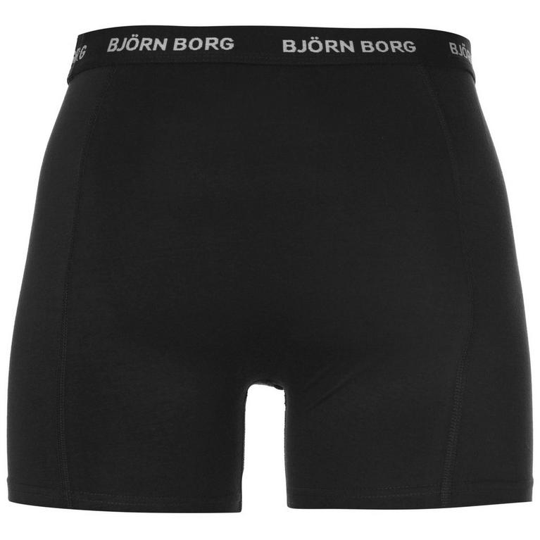Noir/Blanc/Marine - Bjorn Borg - Shorts Aus Mesh Mit Druck initial D - 7