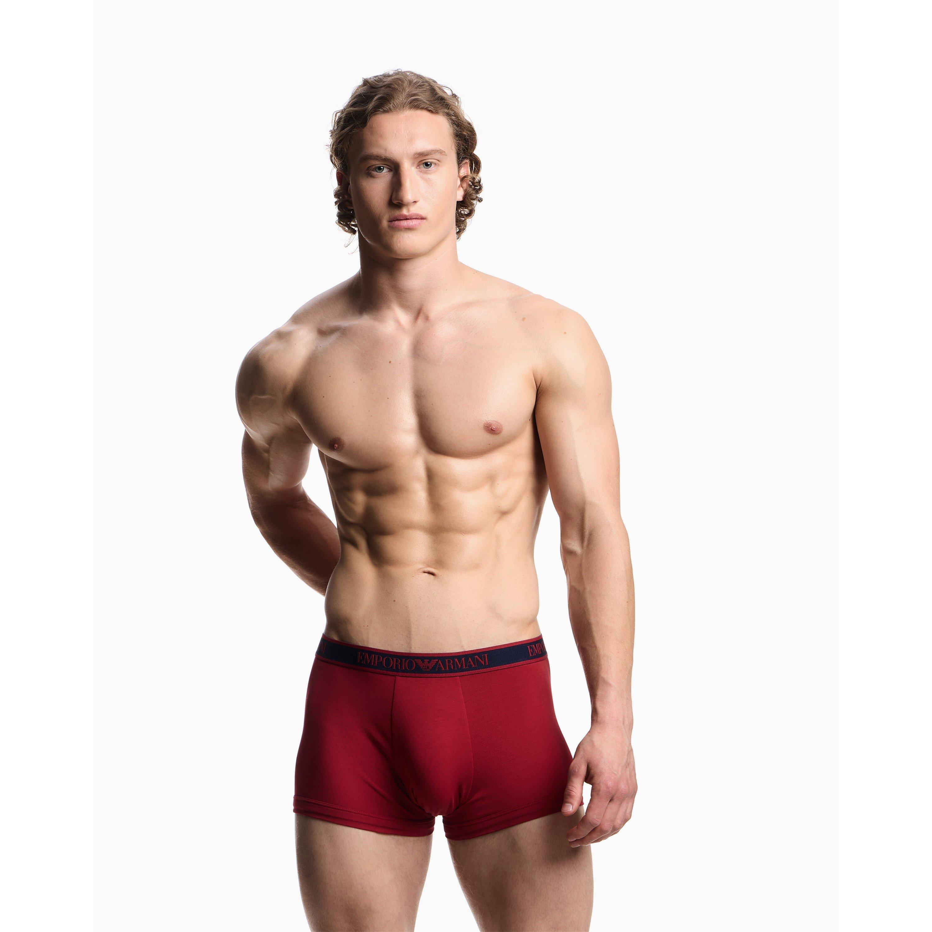 Red/Navy/Beige - Emporio Armani - 3 PACK BOTTOM - 2