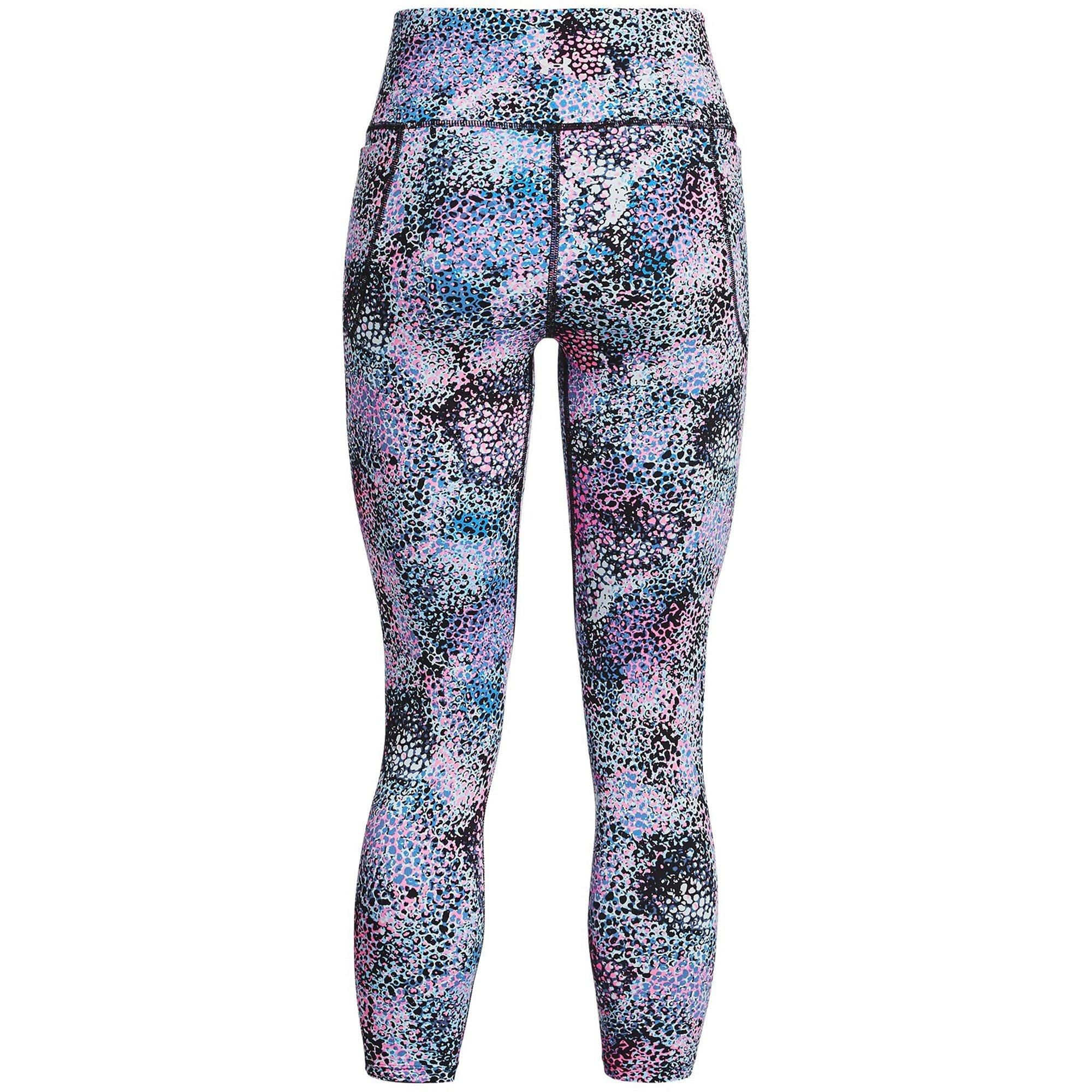Pink/Blue - Under Armour - Meridian Print Leggings - 6