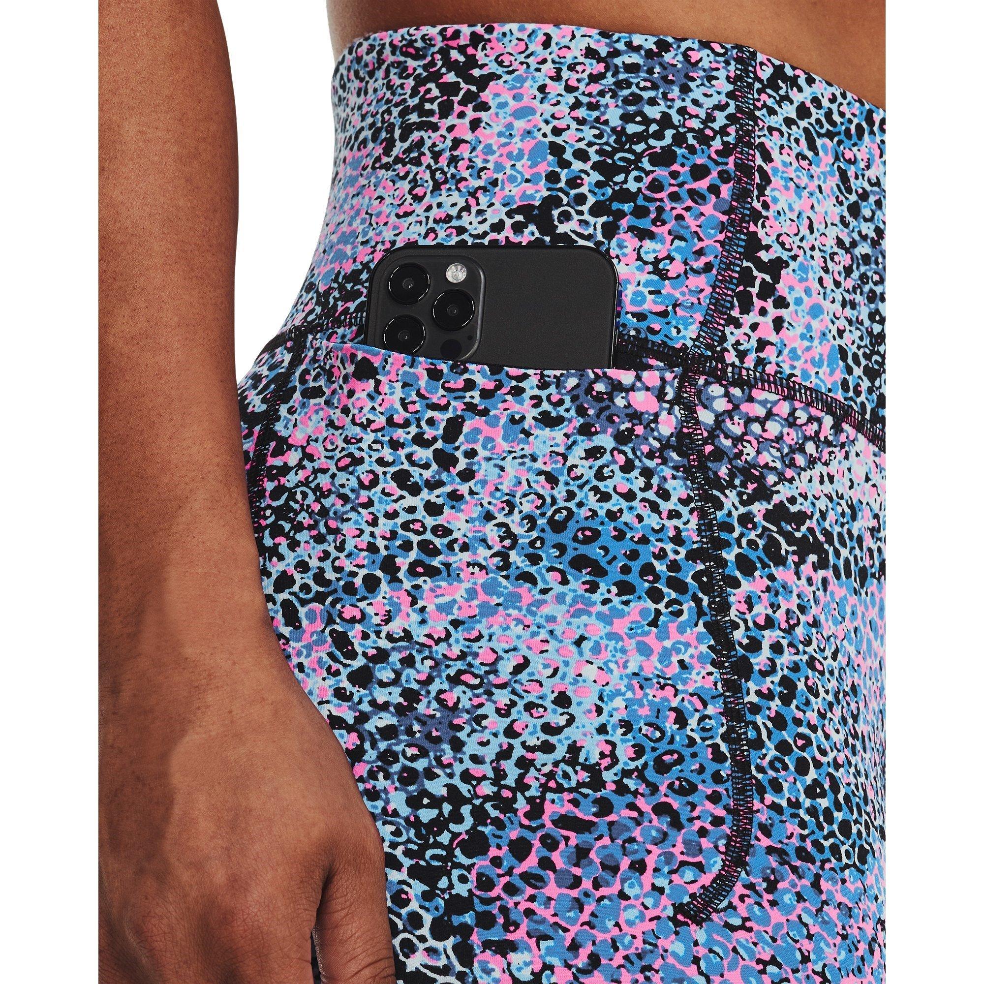 Pink/Blue - Under Armour - Meridian Print Leggings - 5