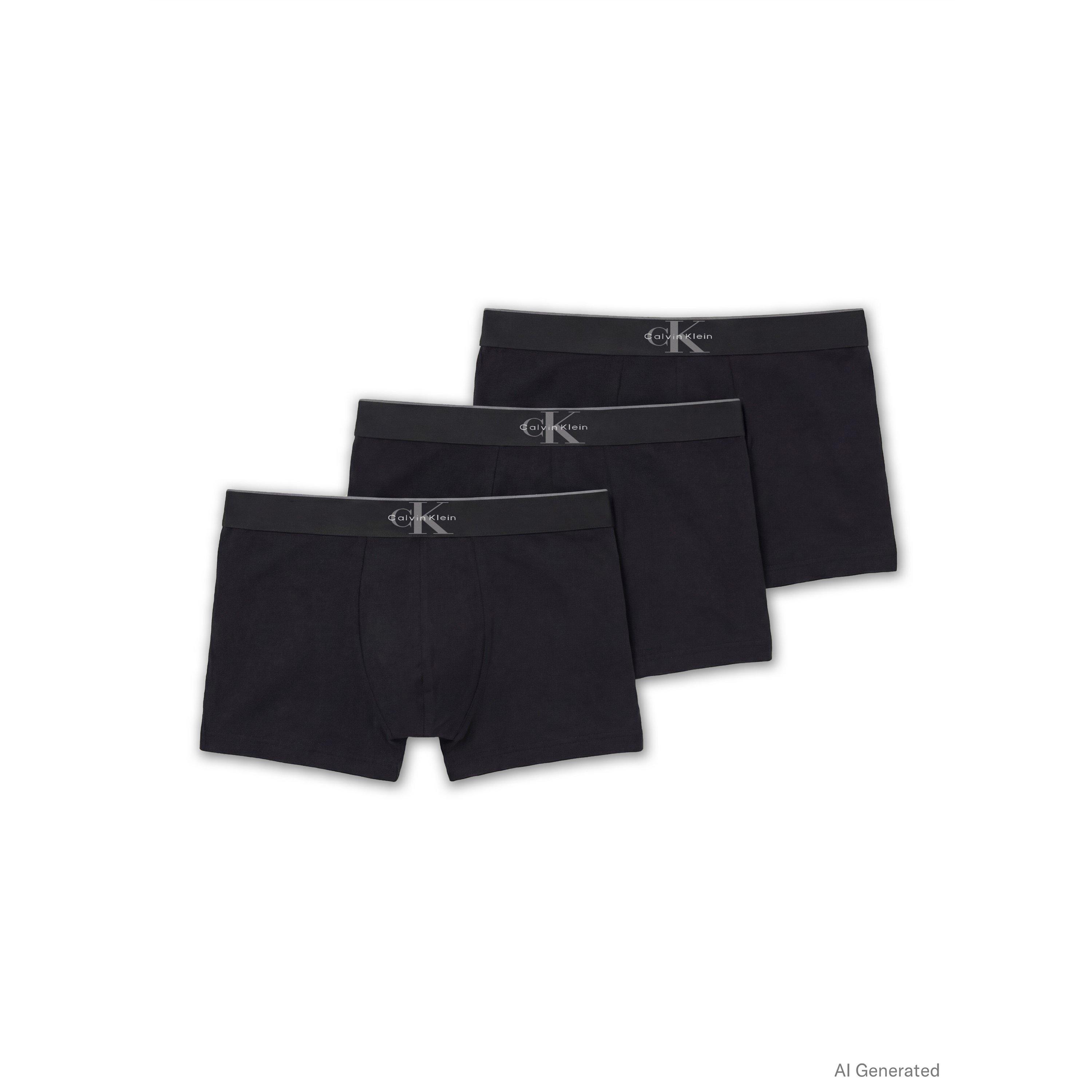 Sort - Calvin Klein - Calvin Trunk 3Pk Sn63 - 1