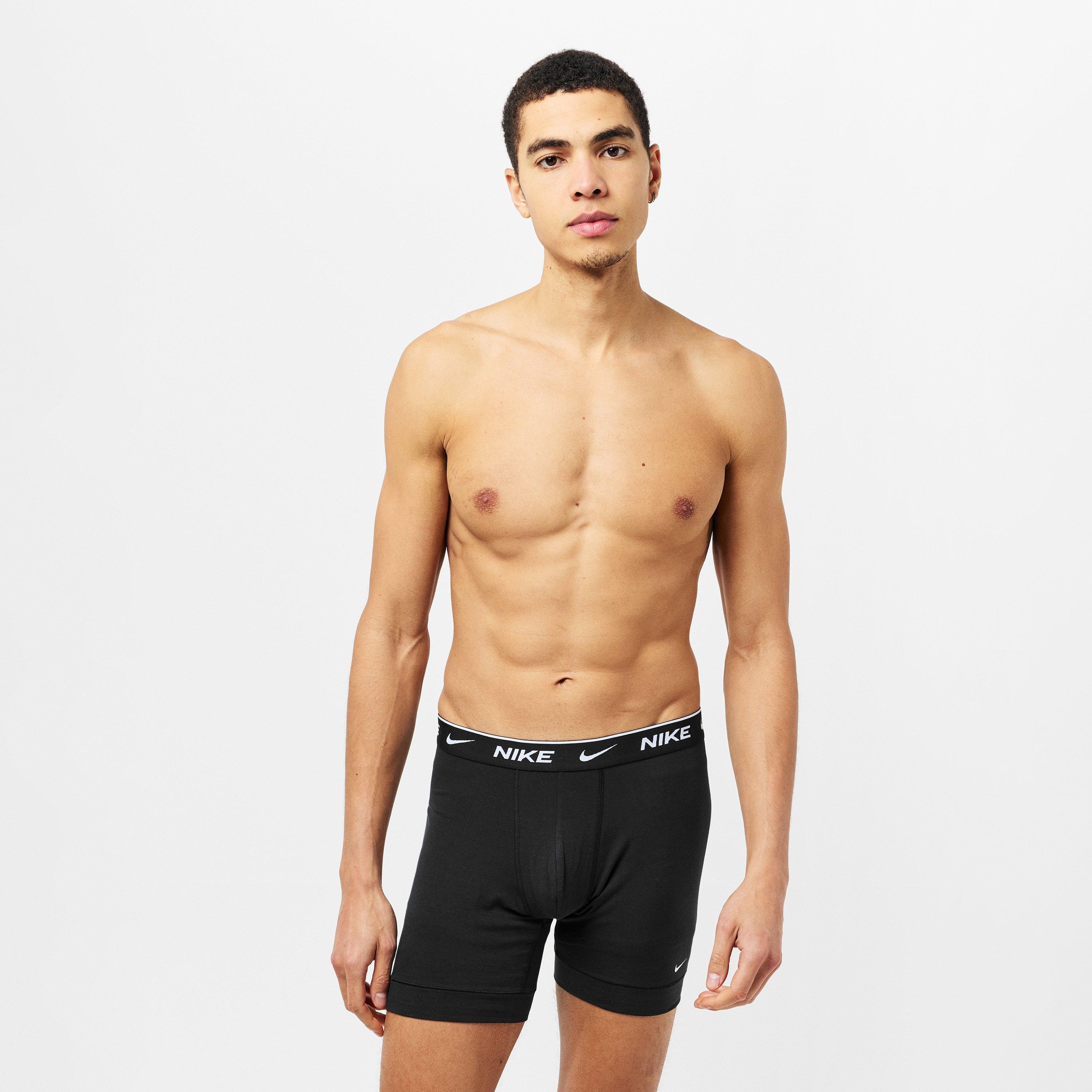 Zwart - Nike - Boxer Brief 3 Pack Mens - 3