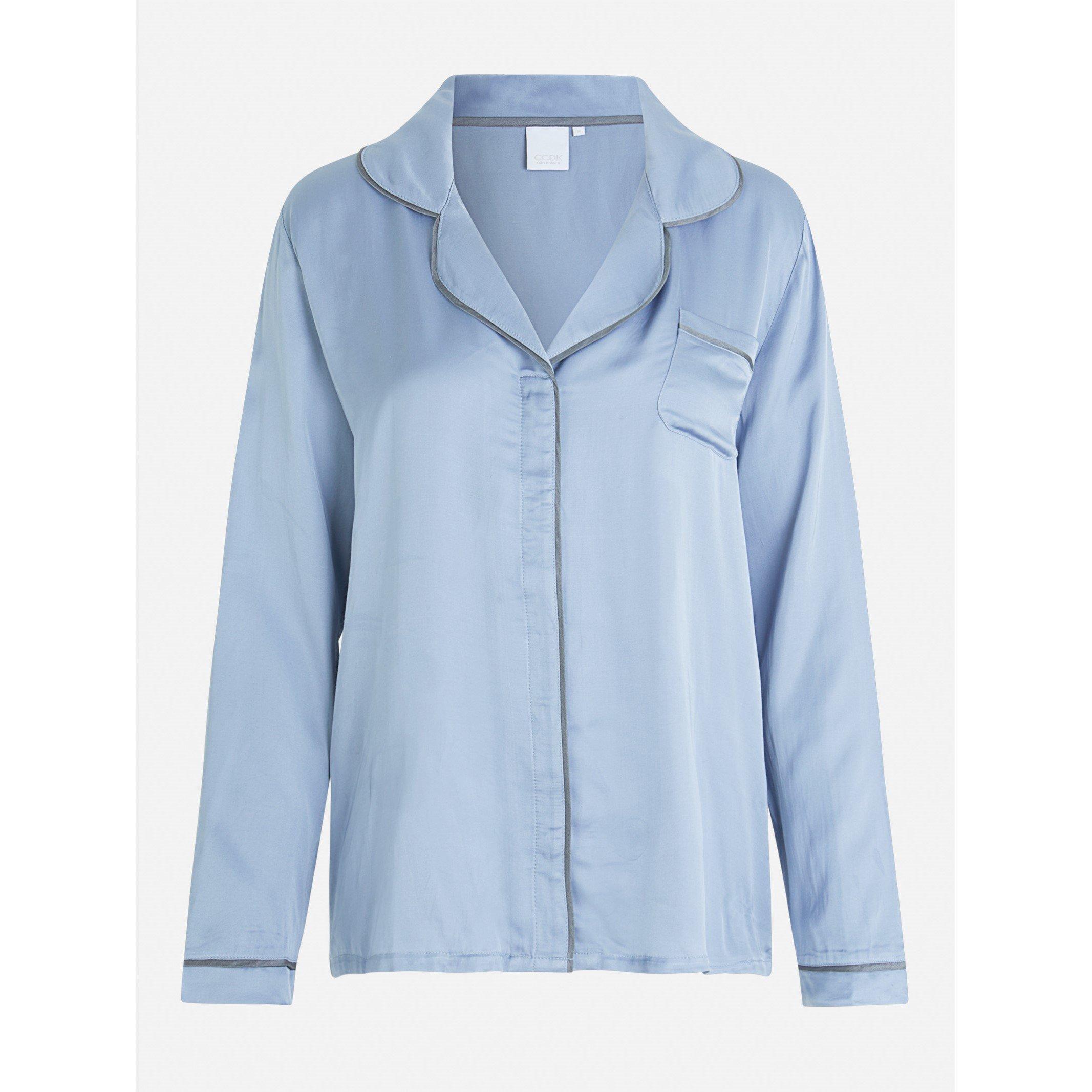 Ccdk Women's Pyjama Long Sleeve Top - Country Blue - 10 (S)