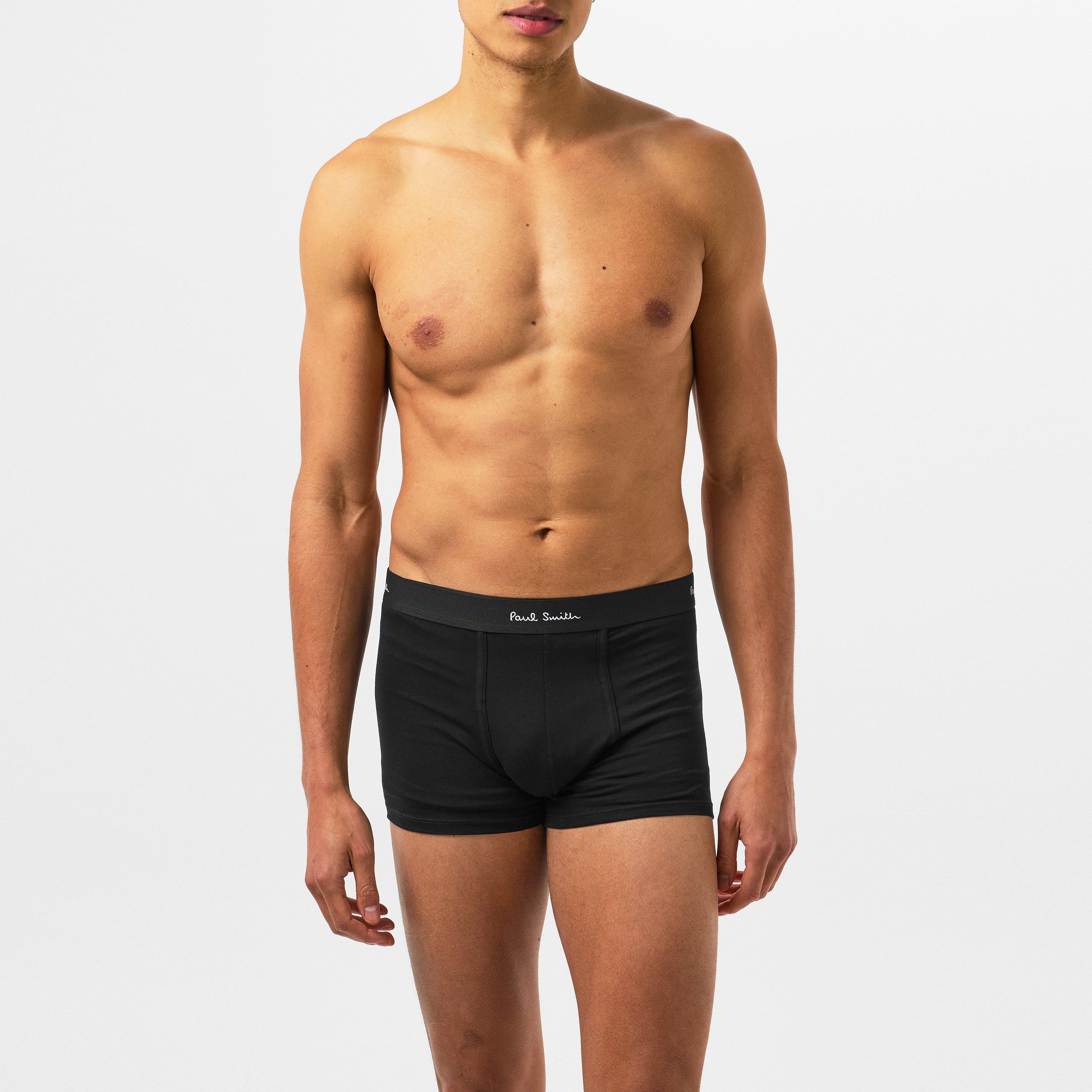 Negro/Blanco/Gris 1A - Paul Smith - Mens 3-Pack Classic Trunks - 2