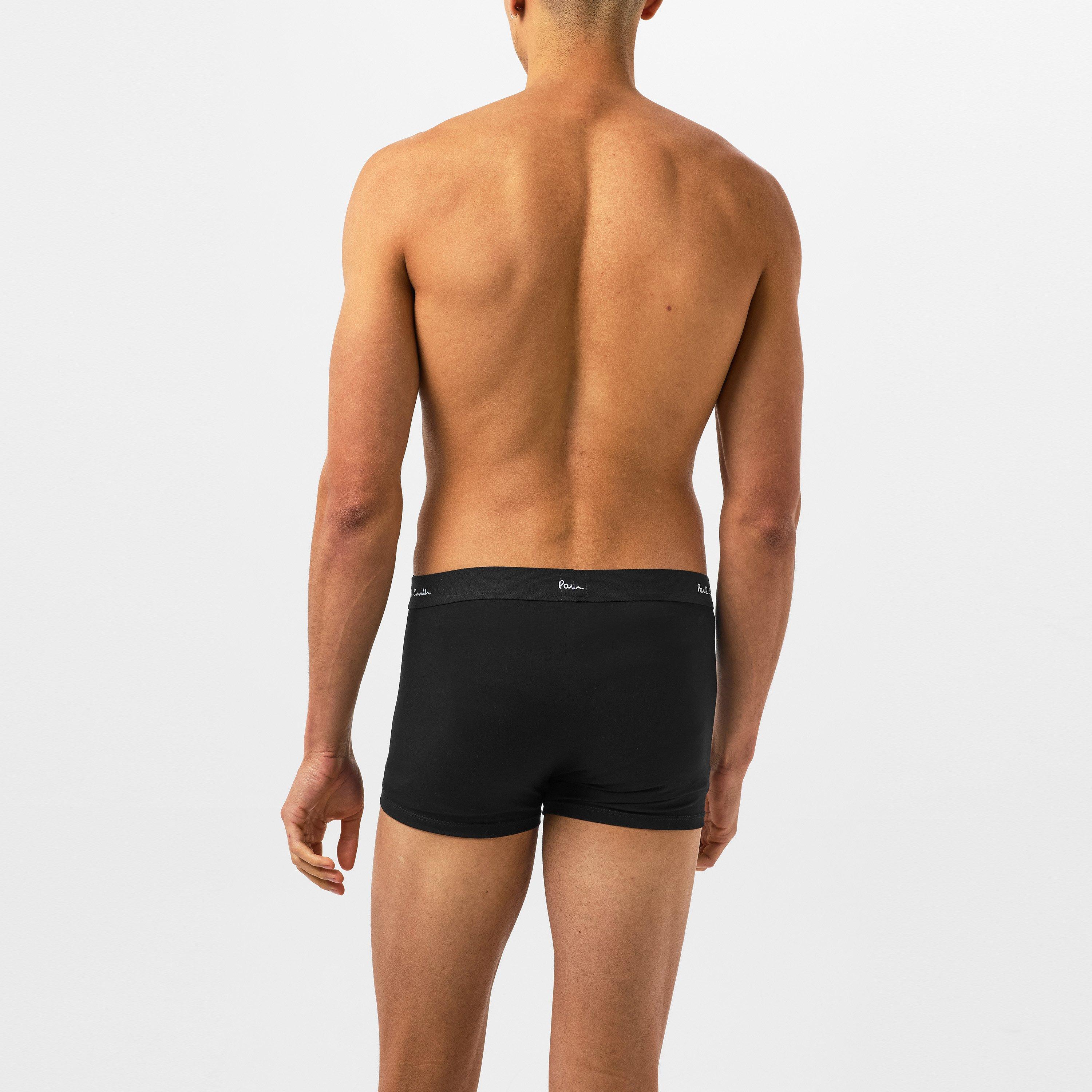 Negro/Blanco/Gris 1A - Paul Smith - Mens 3-Pack Classic Trunks - 3