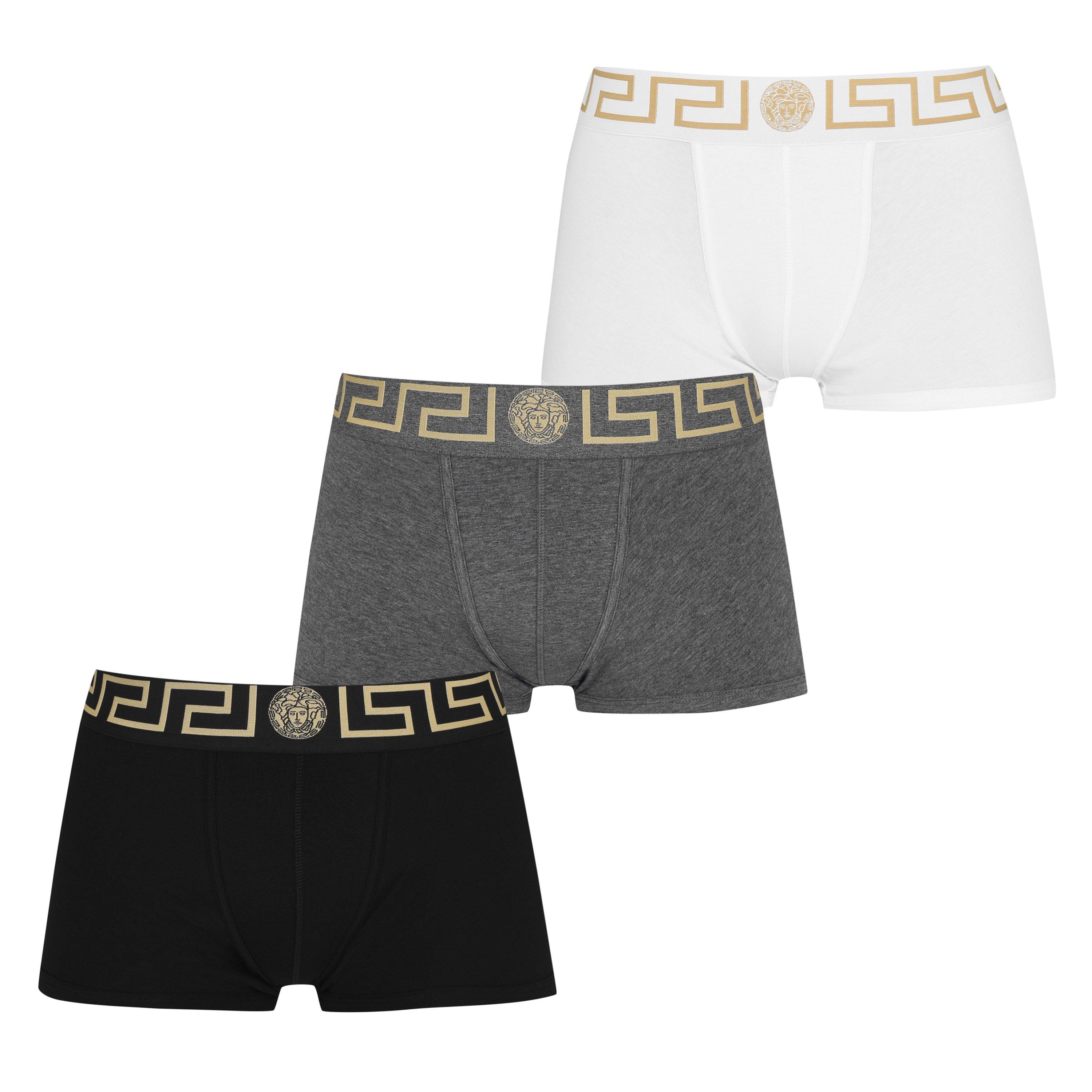 Blk/Gy/Wh A3278 - Versace Icon - 3 Pack Trunks - 1
