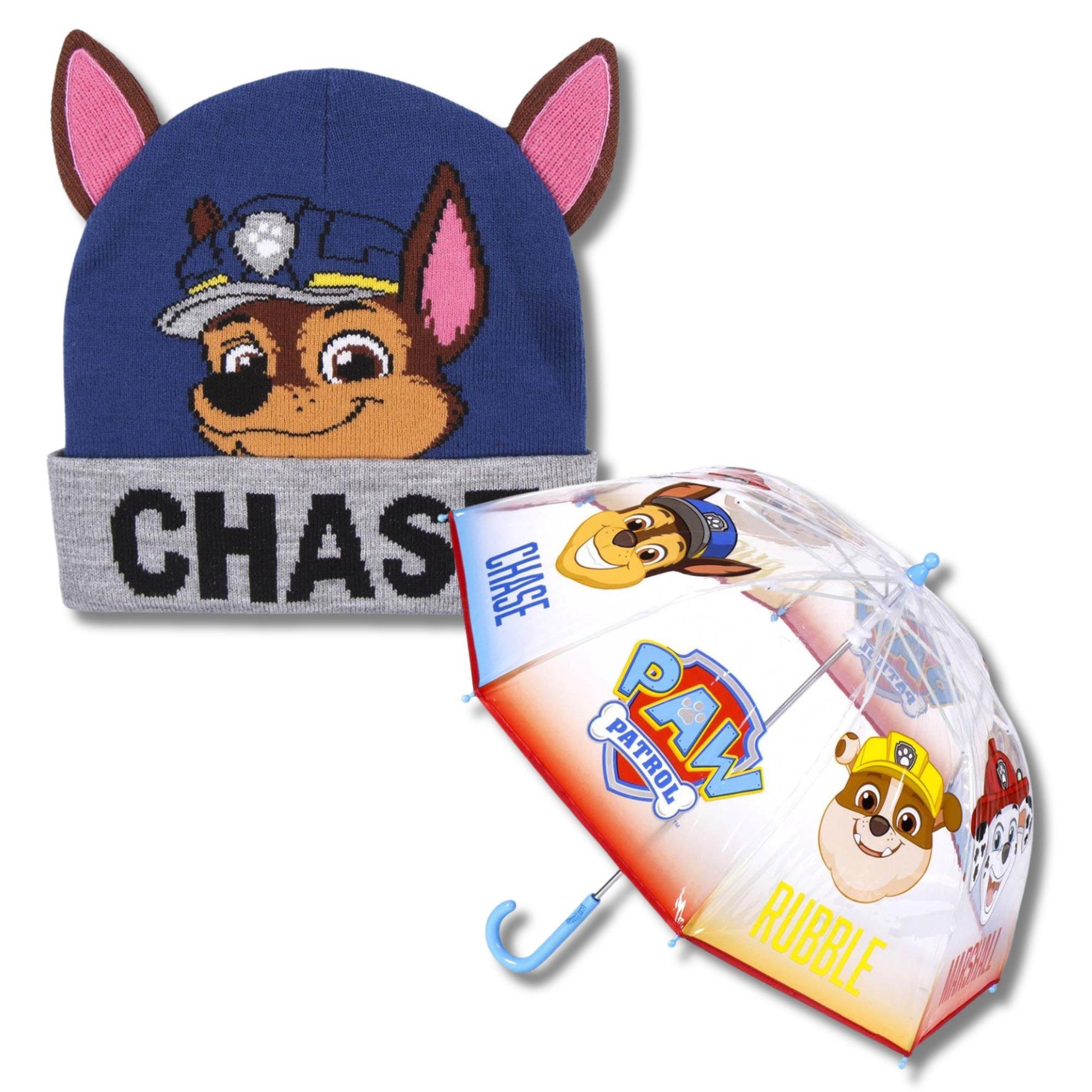 Blue - Paw Patrol - Paw Patrol Chase Hat & Umbrella Set (7950 / 0716) - 1