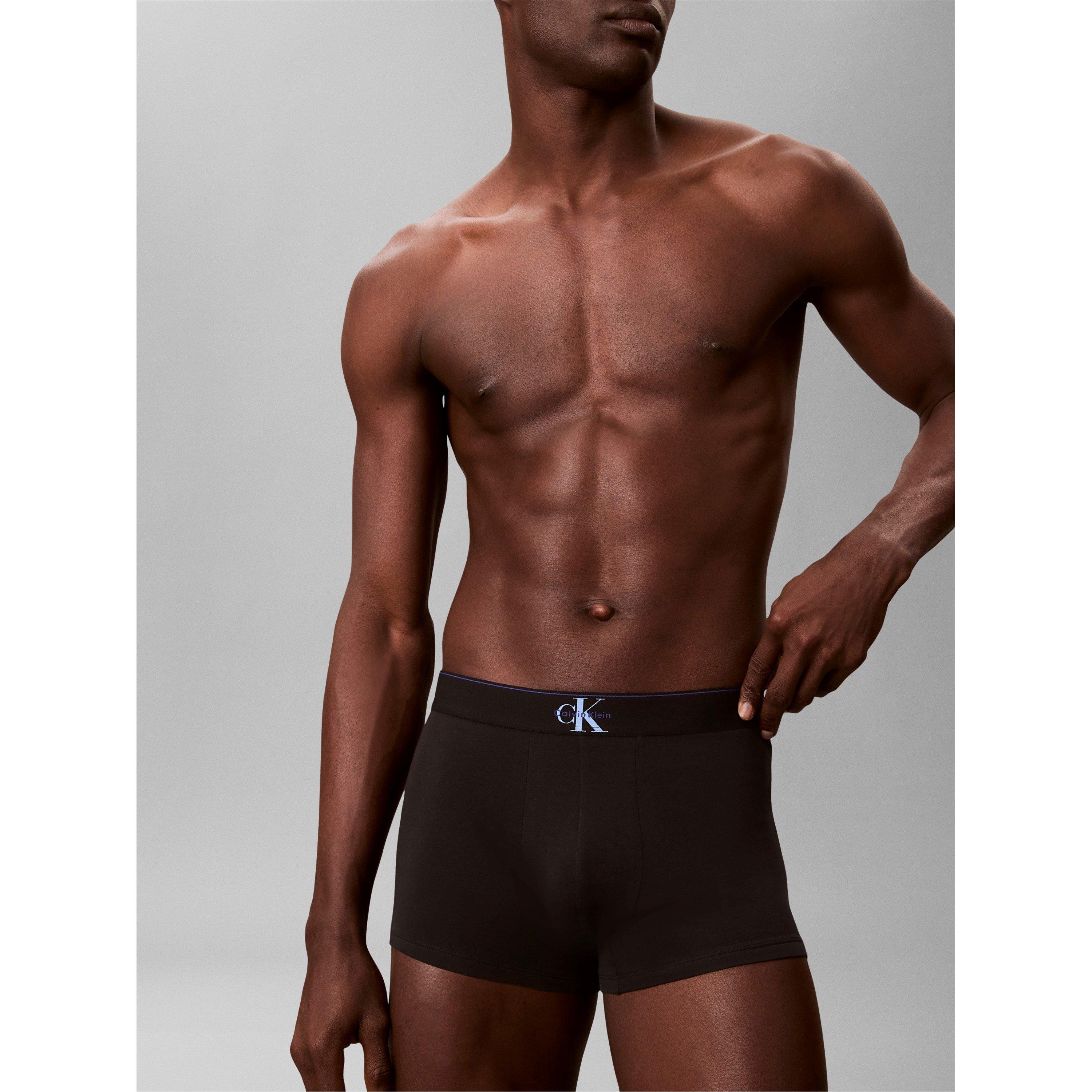 Rivr Noir/Bleu - Calvin Klein - Calvin Trunk 3Pk Sn63 - 2