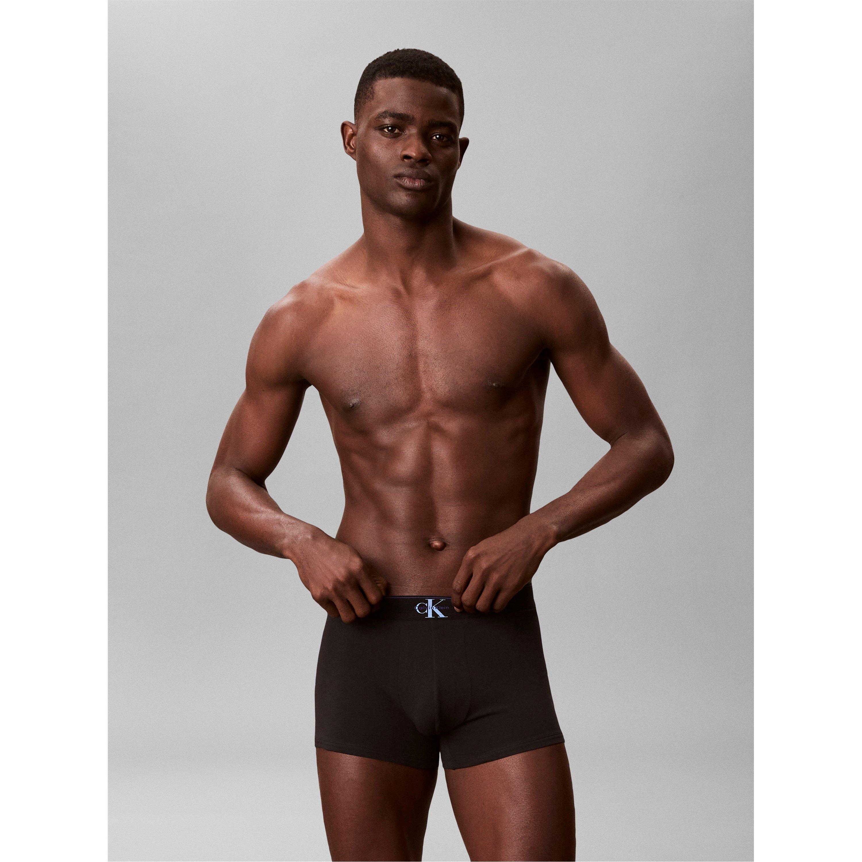 Rivr Noir/Bleu - Calvin Klein - Calvin Trunk 3Pk Sn63 - 3