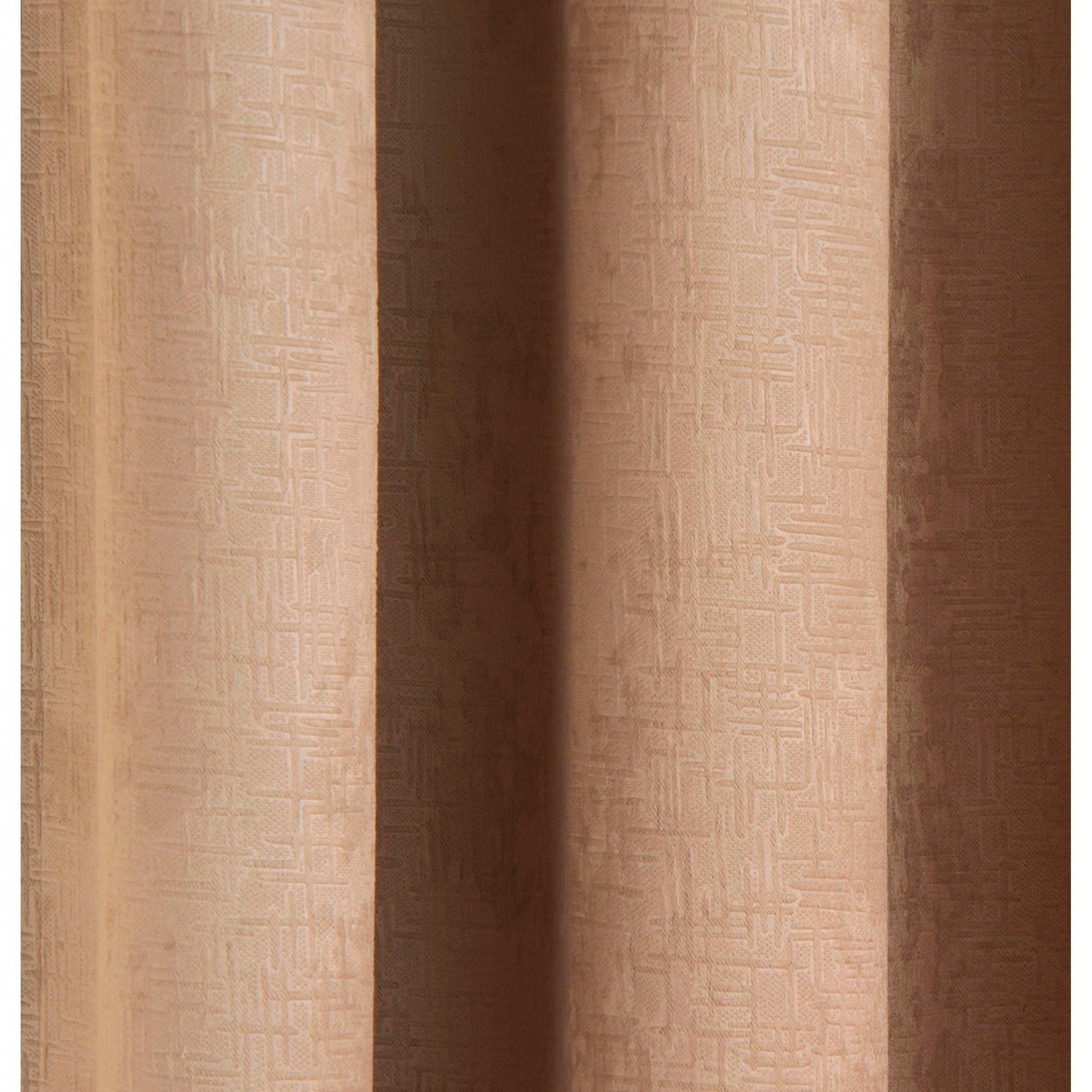 Latte - Enhanced Living - Vogue Latte Thermal Room Darkening Curtains Eyelet - 3