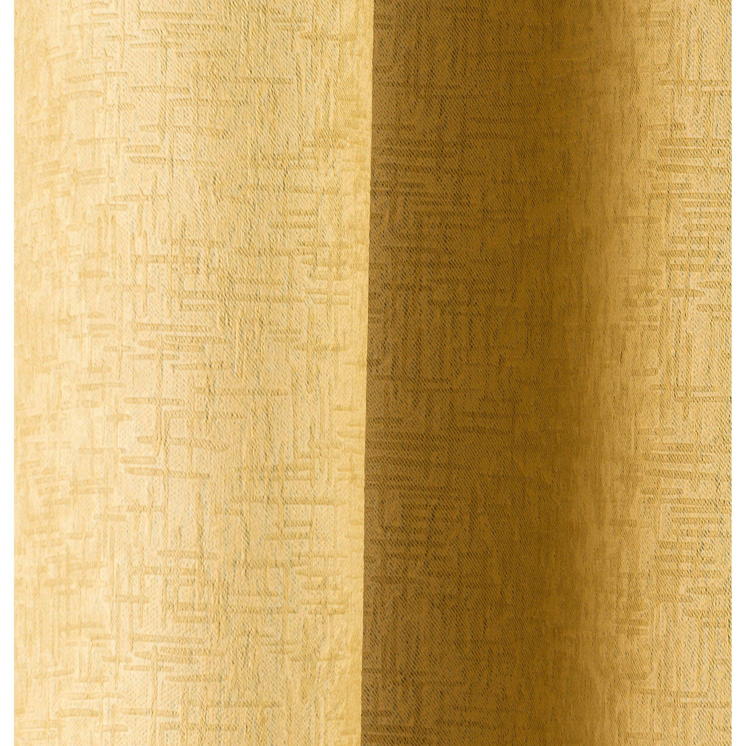 Ochre - Enhanced Living - Vogue Ochre Thermal Room Darkening Curtains Eyelet - 3