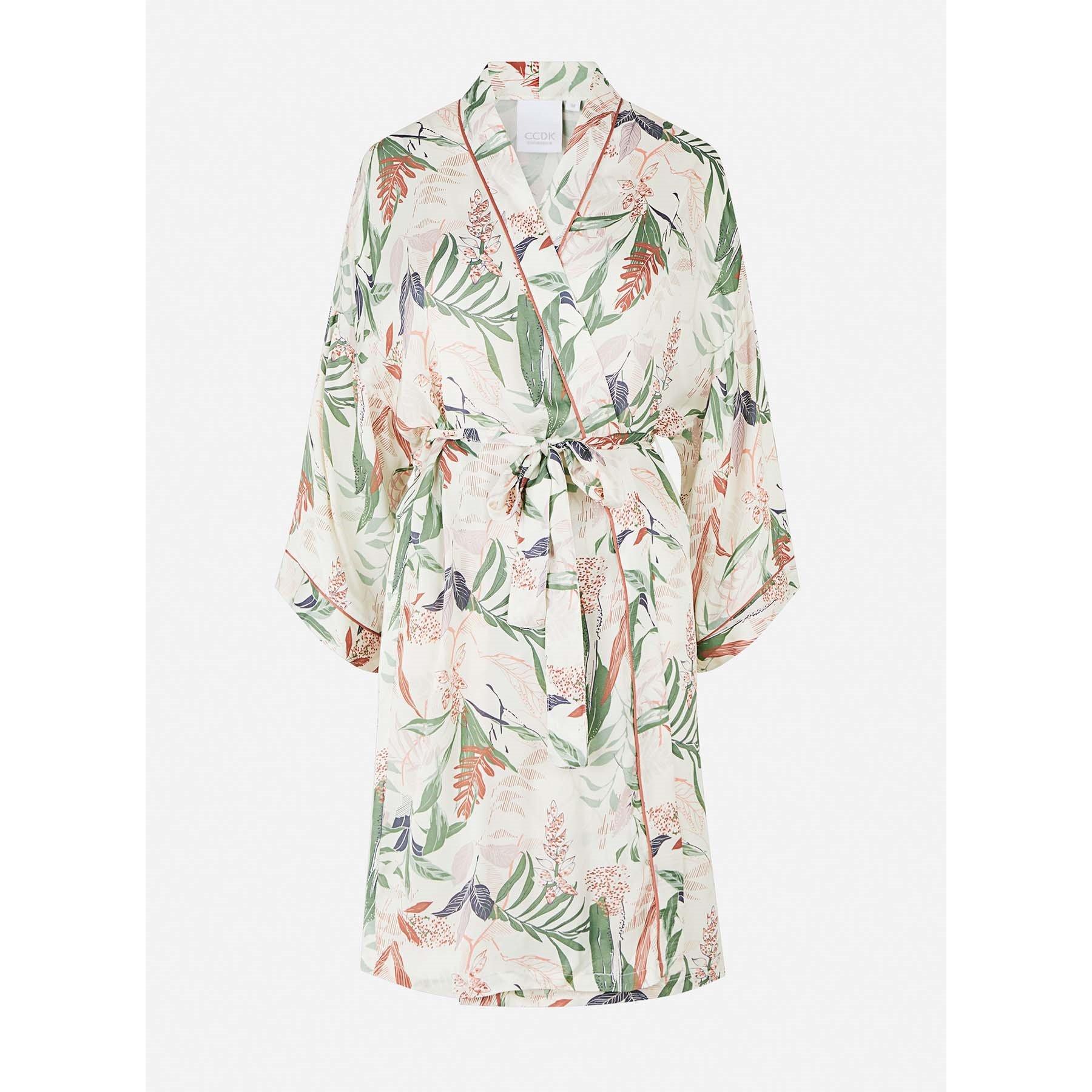Ccdk Women's Kimono Dressing Gown - Snow White - 18 (2XL)