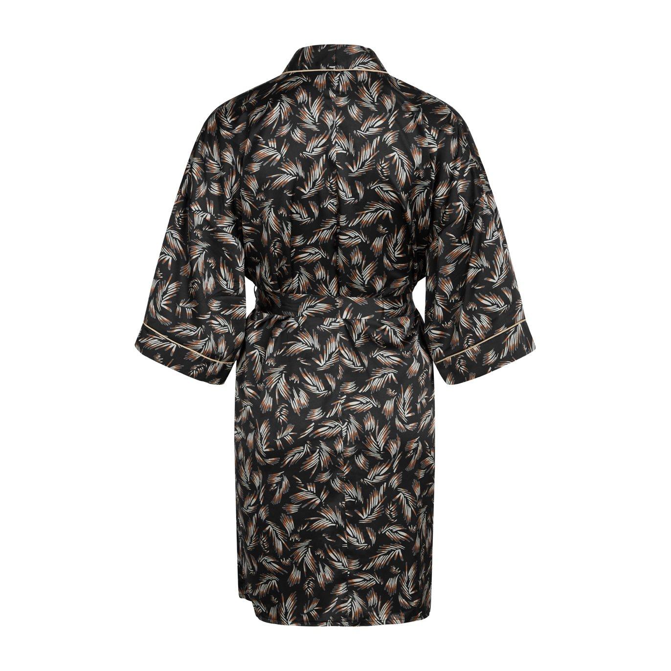 Black - CCDK - Women's Kimono Dressing Gown - 2