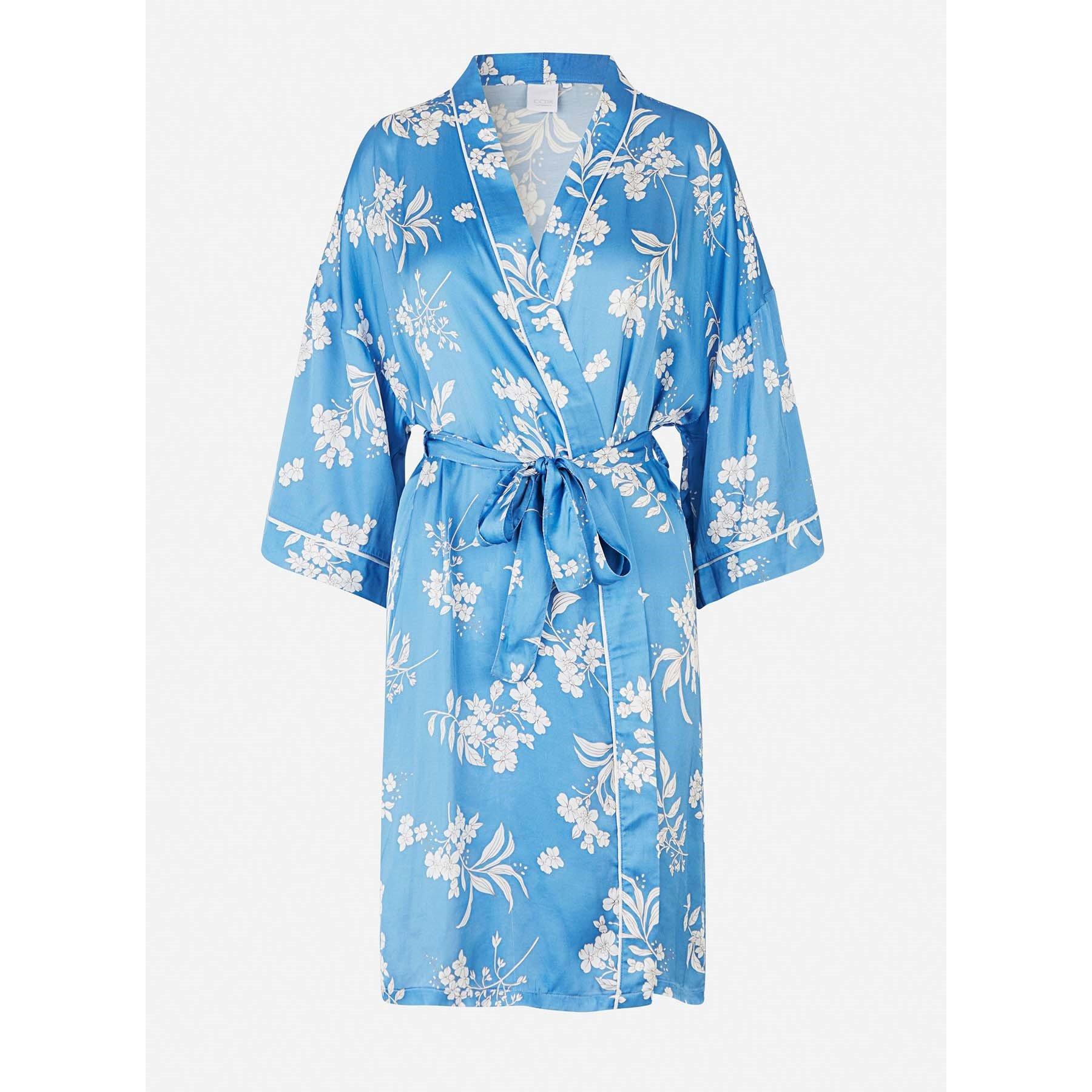 Ccdk Women's Kimono Dressing Gown - Lichen Blue - 18 (2XL)