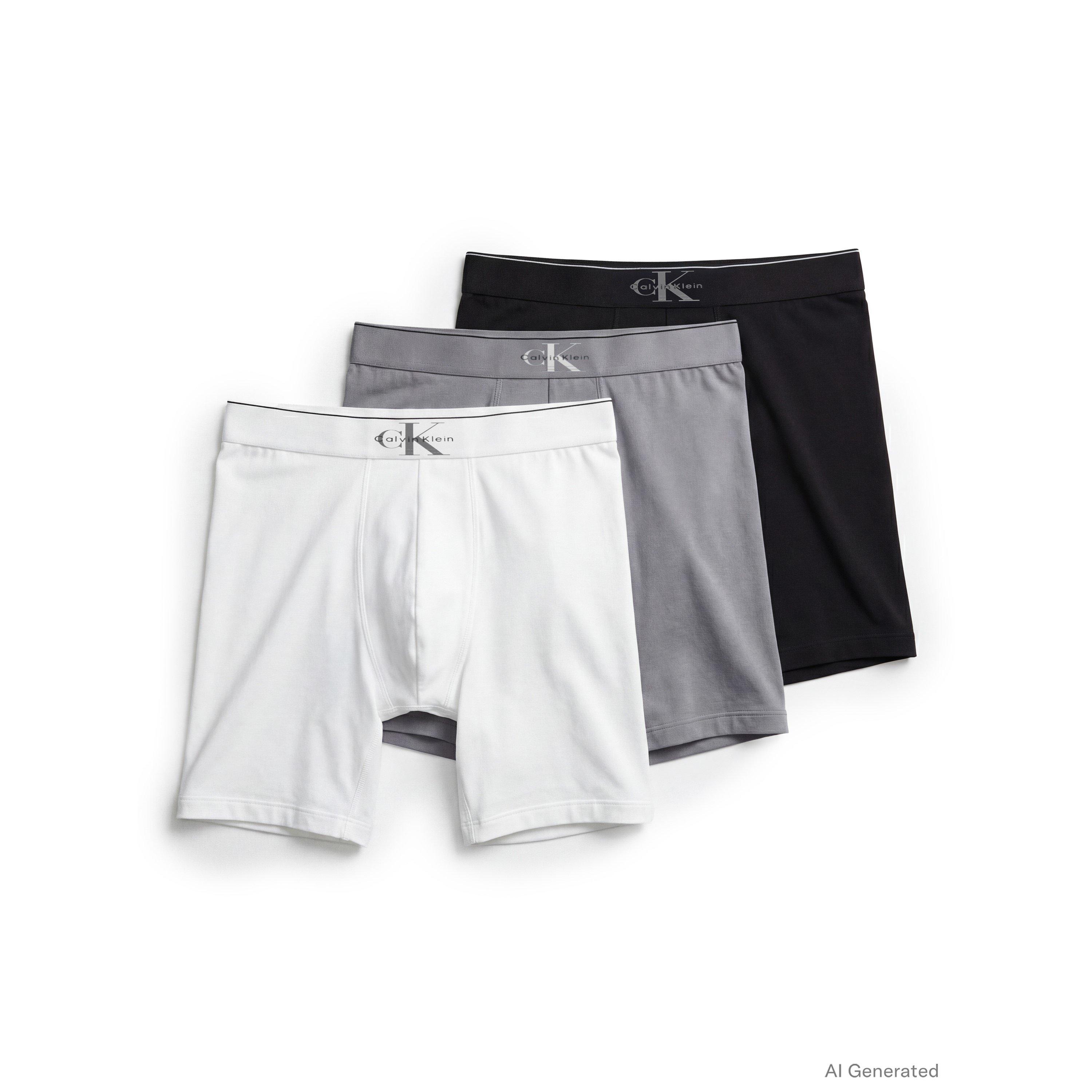 Black/Grey/Whit - Calvin Klein - Men's Trunks - 1
