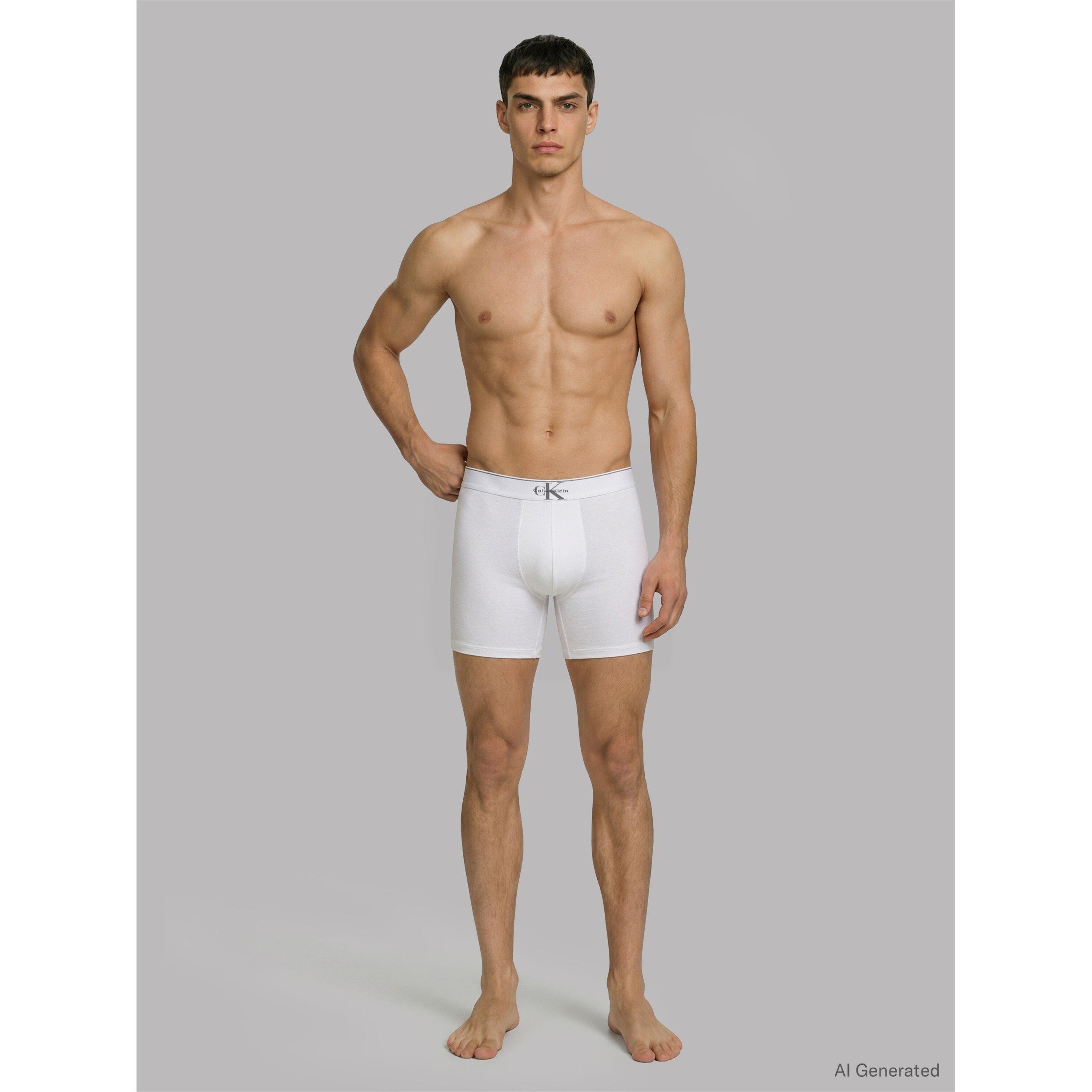 Sort/Grå/Hvid - Calvin Klein - Calvin Bxr Brief 3Pk Sn63 - 3