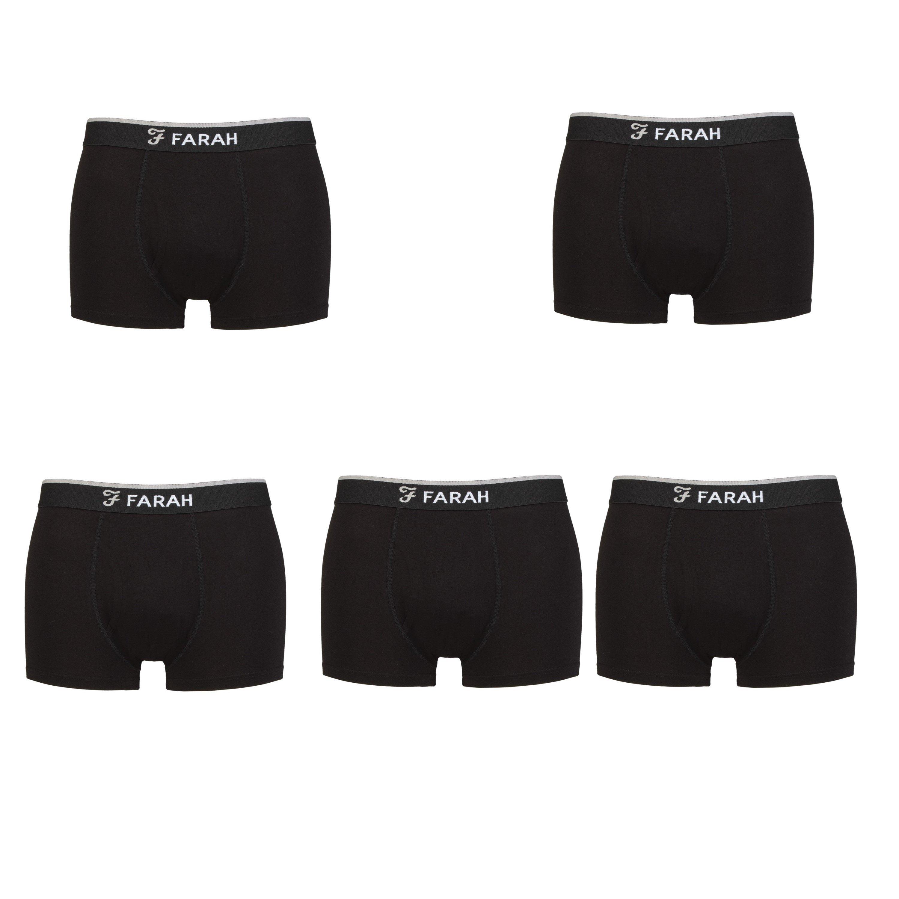 Black - Farah - Men's Nylon Trunk - 1