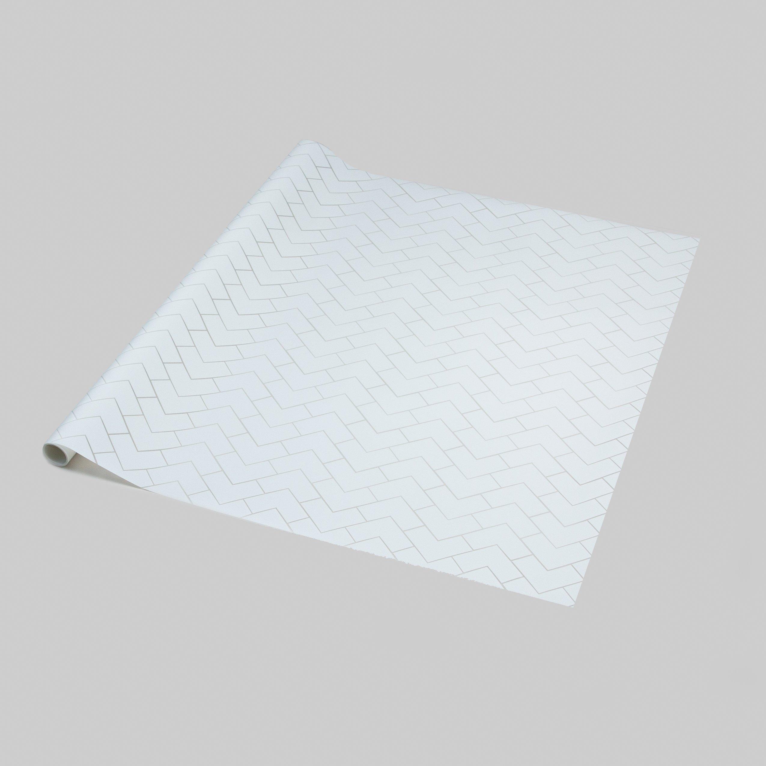 White - D C Fix - dc fix  Chester Static Cling Window Film - 2