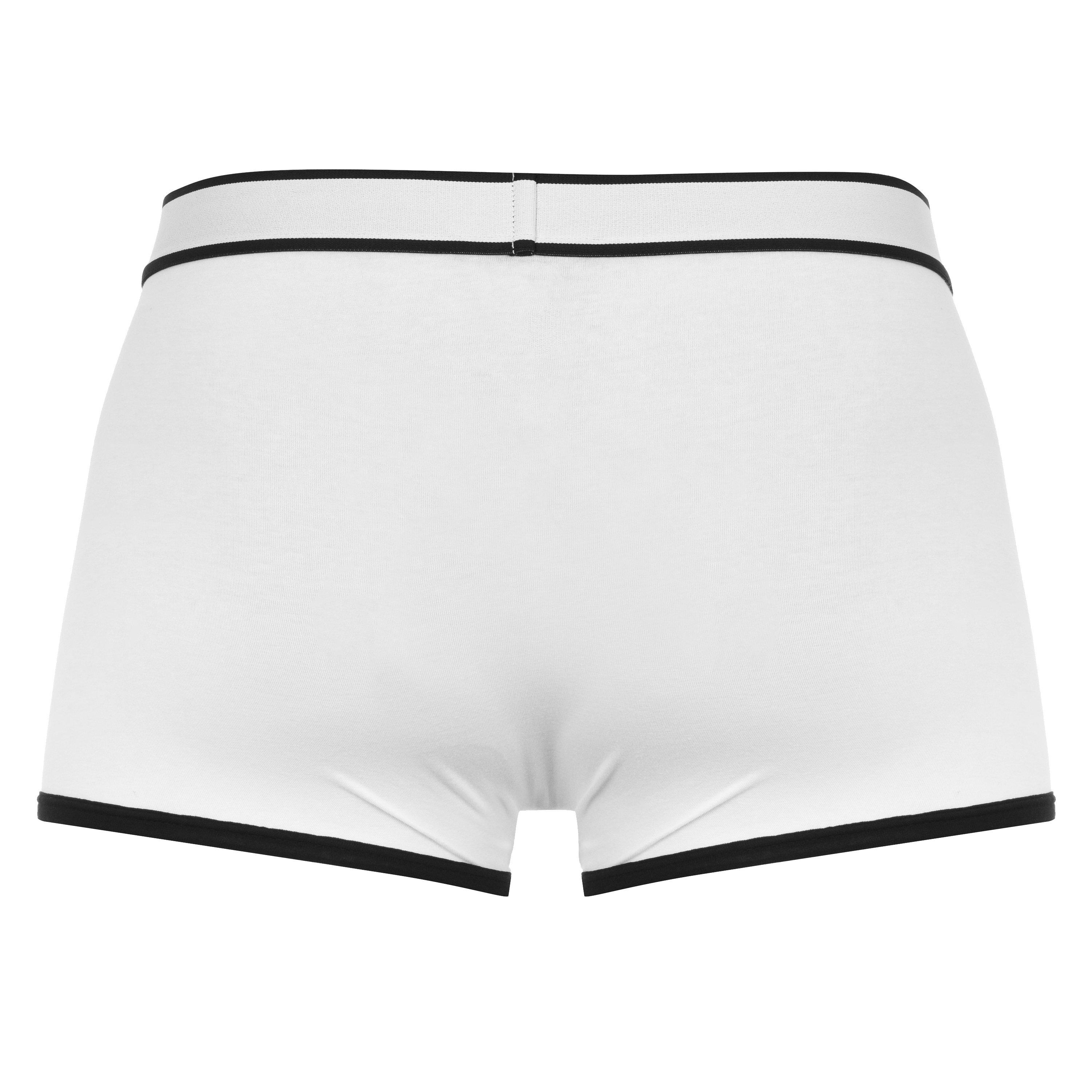 Wht/Blk 110 - Balmain - Paris Logo Boxers - 2