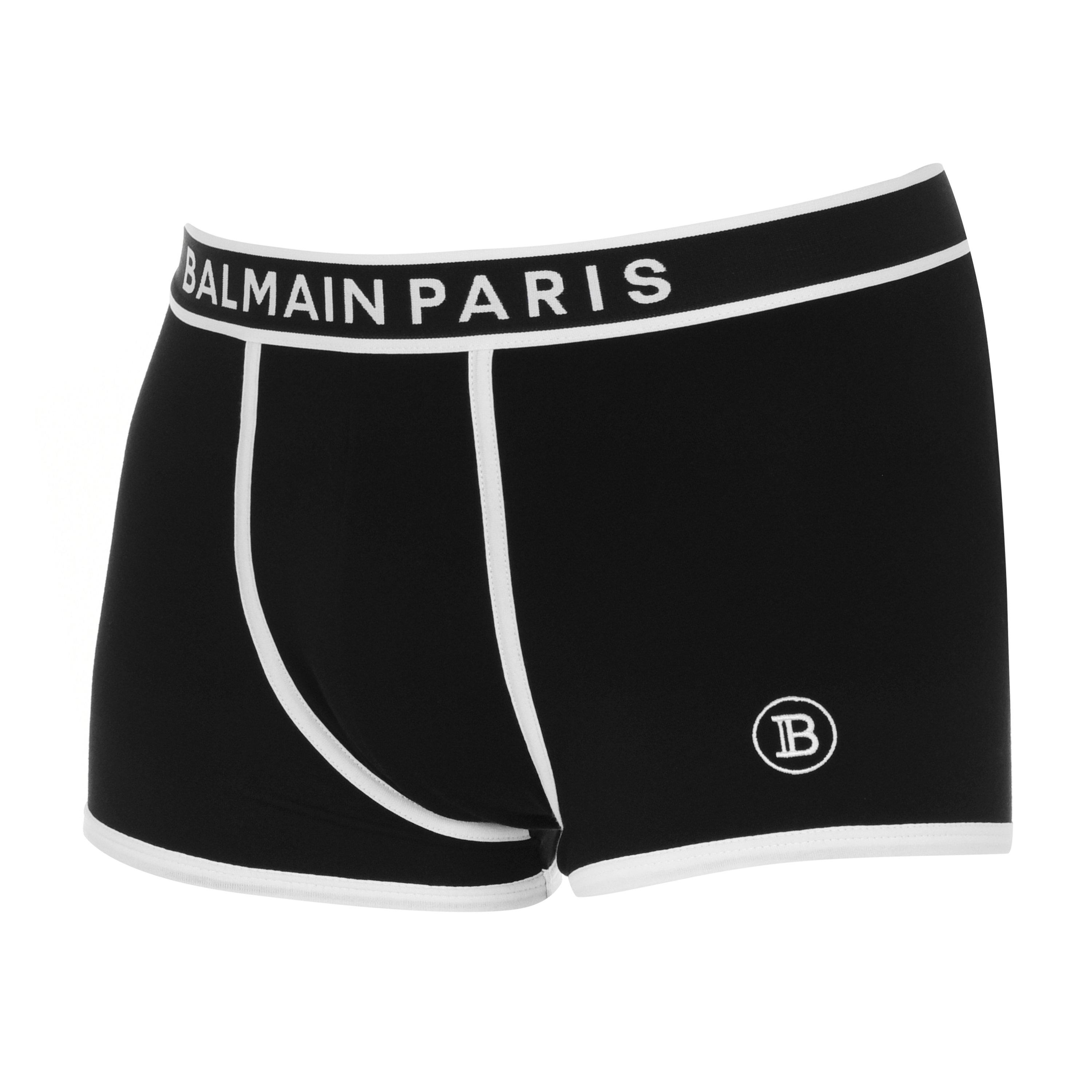 BLACK/WHITE - Balmain - Paris Logo Boxers - 3