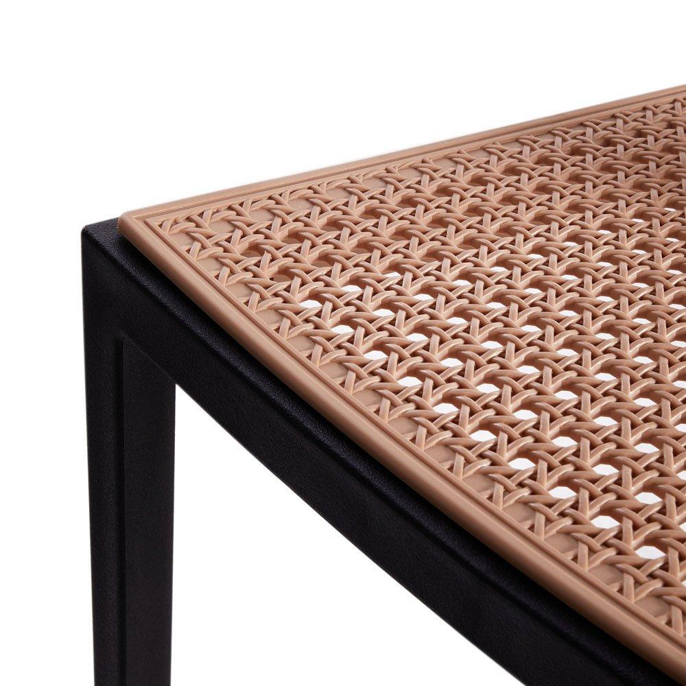 Black - Kabinet UK - 4 Set Pseudo-rattan PP Dining Chair - 7