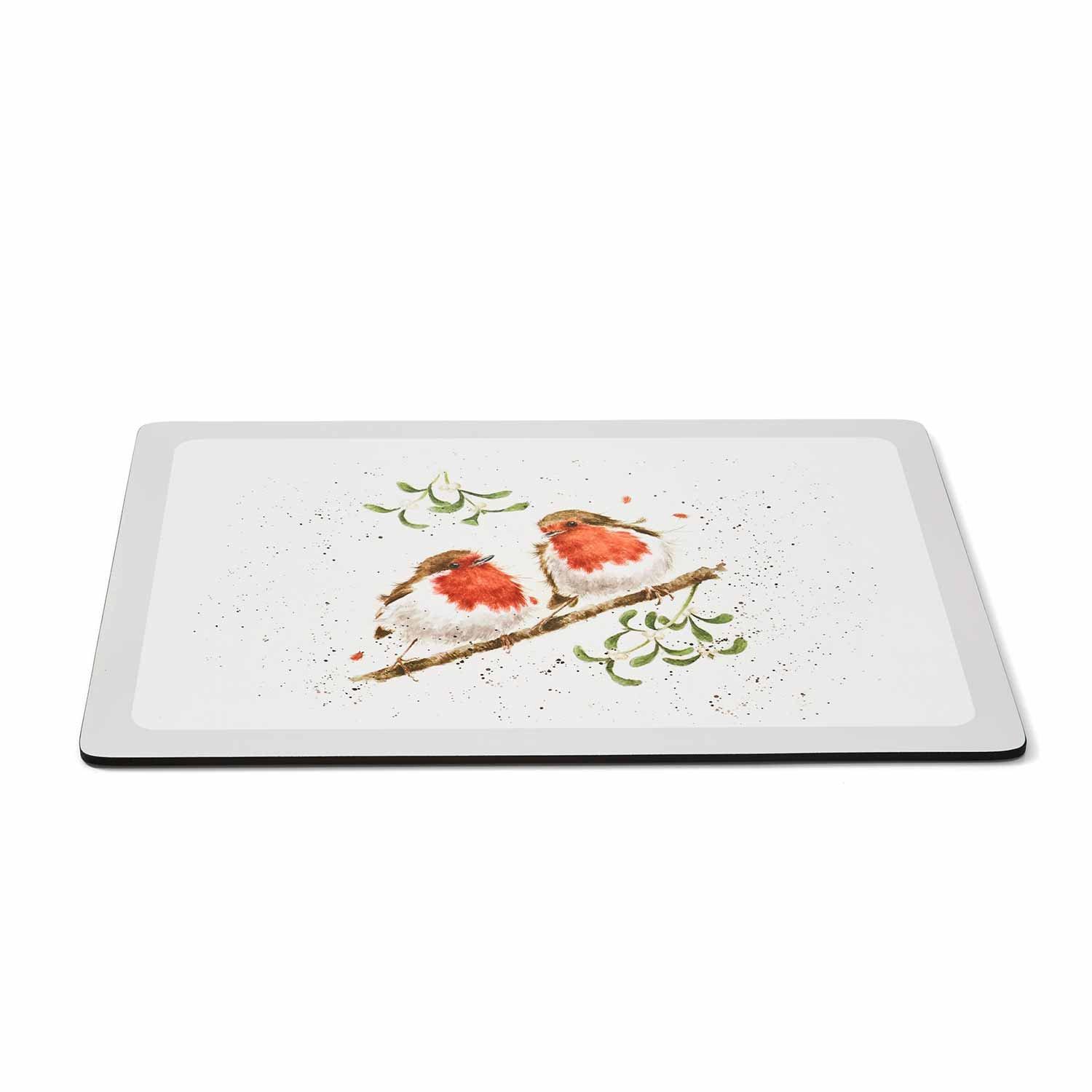 Neutral - Royal Worcester Wrendale - Wrendale Designs Set of 4 Christmas Placemats - 9