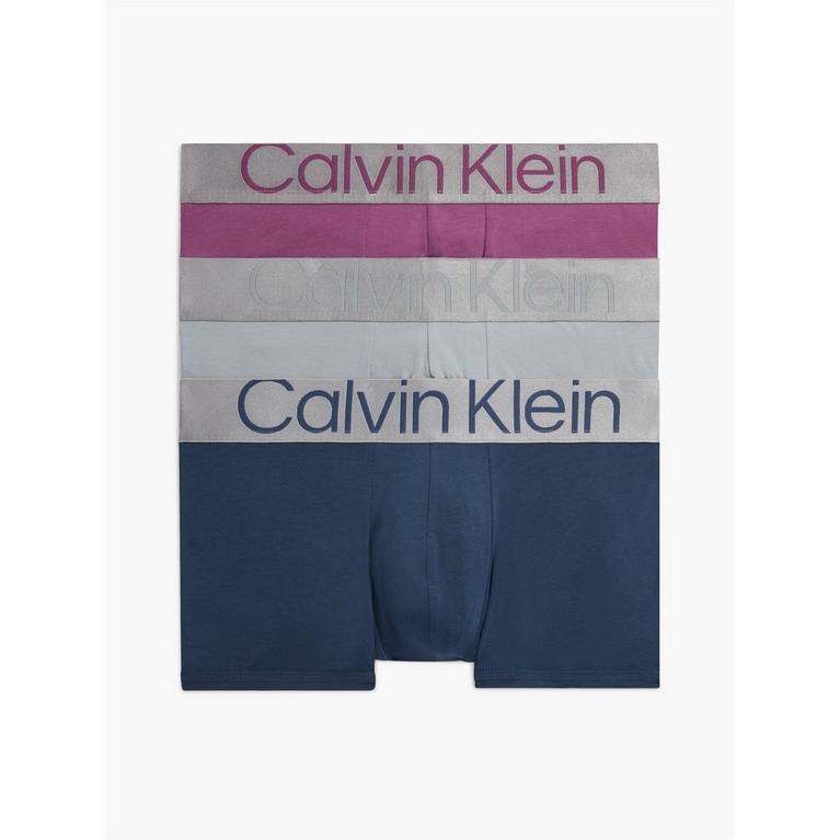 Rose/Gris/BleuC7Y - Calvin Klein Underwear - 3 Pack Steel Boxers
