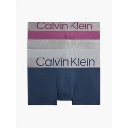 Calvin Klein 3 Thongs calvin Klein Short met logo in zwart