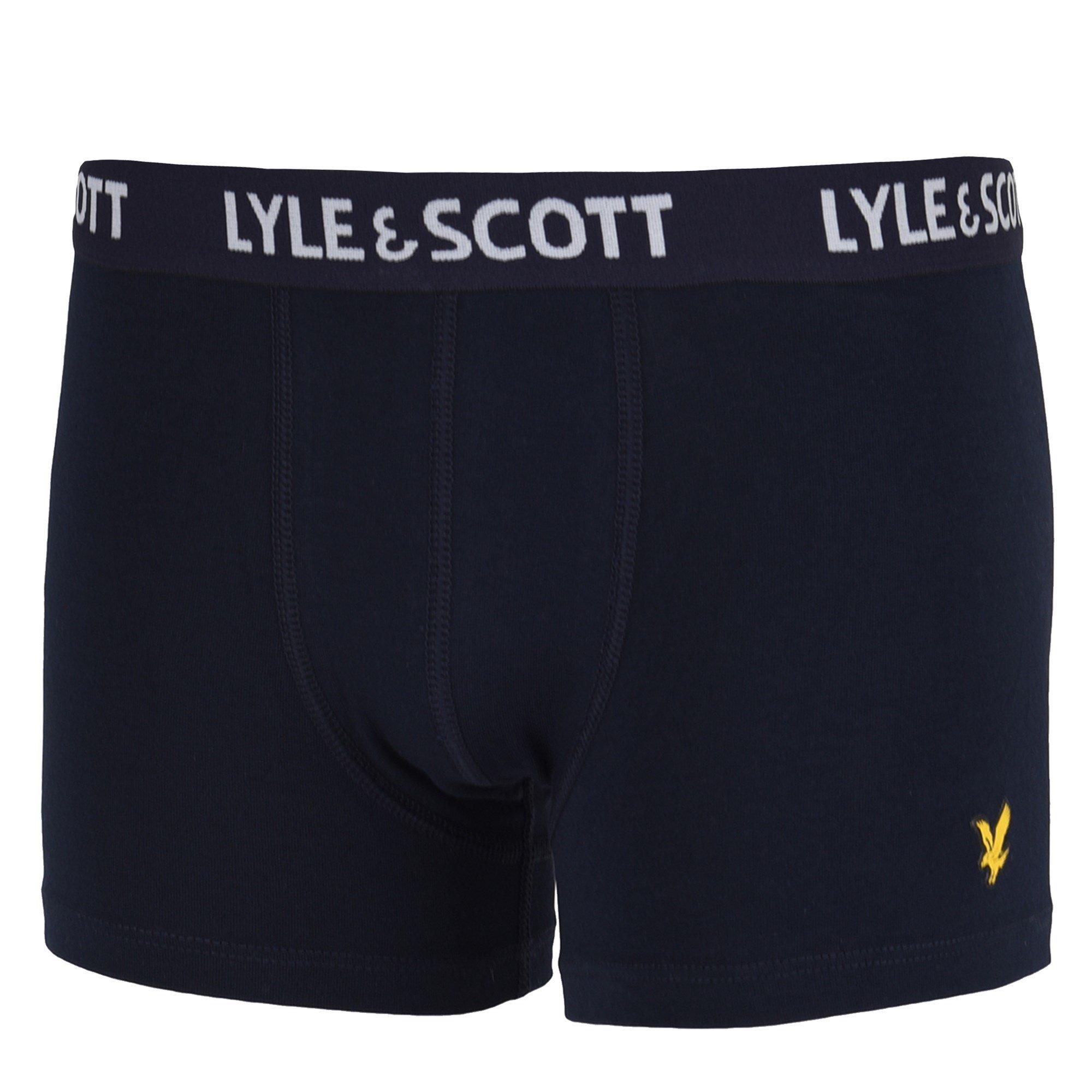 Marine/Weiß/Grau - Lyle and Scott - 3 Pack Boxer Shorts - 2