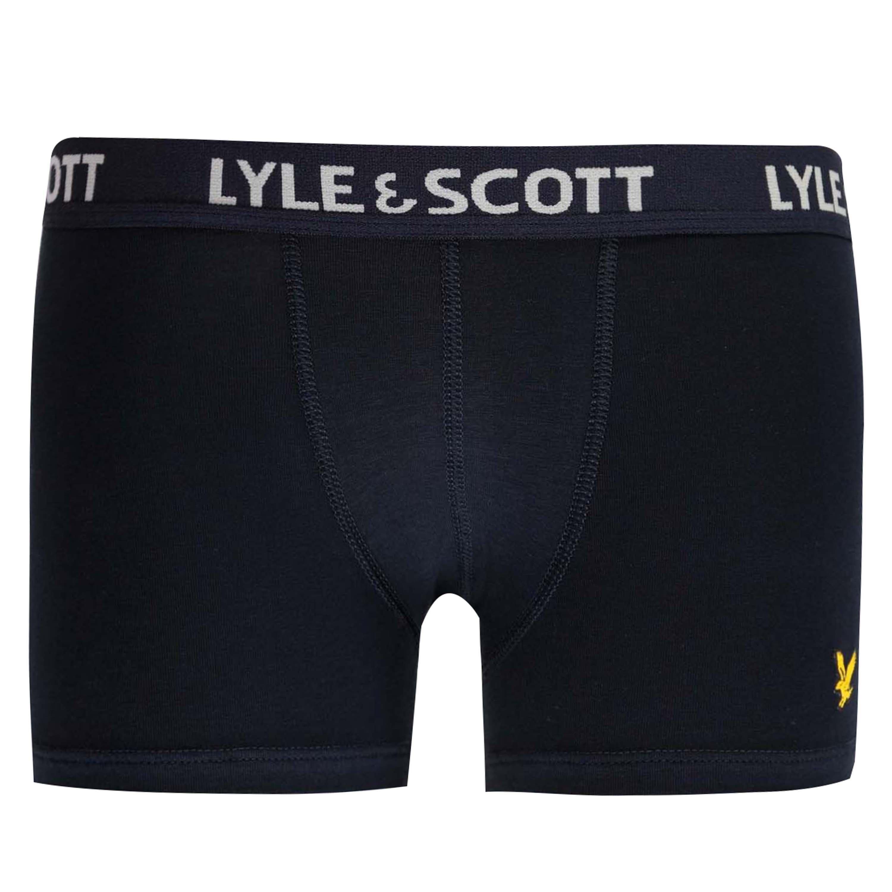 Marine/Weiß/Grau - Lyle and Scott - 3 Pack Boxer Shorts - 5