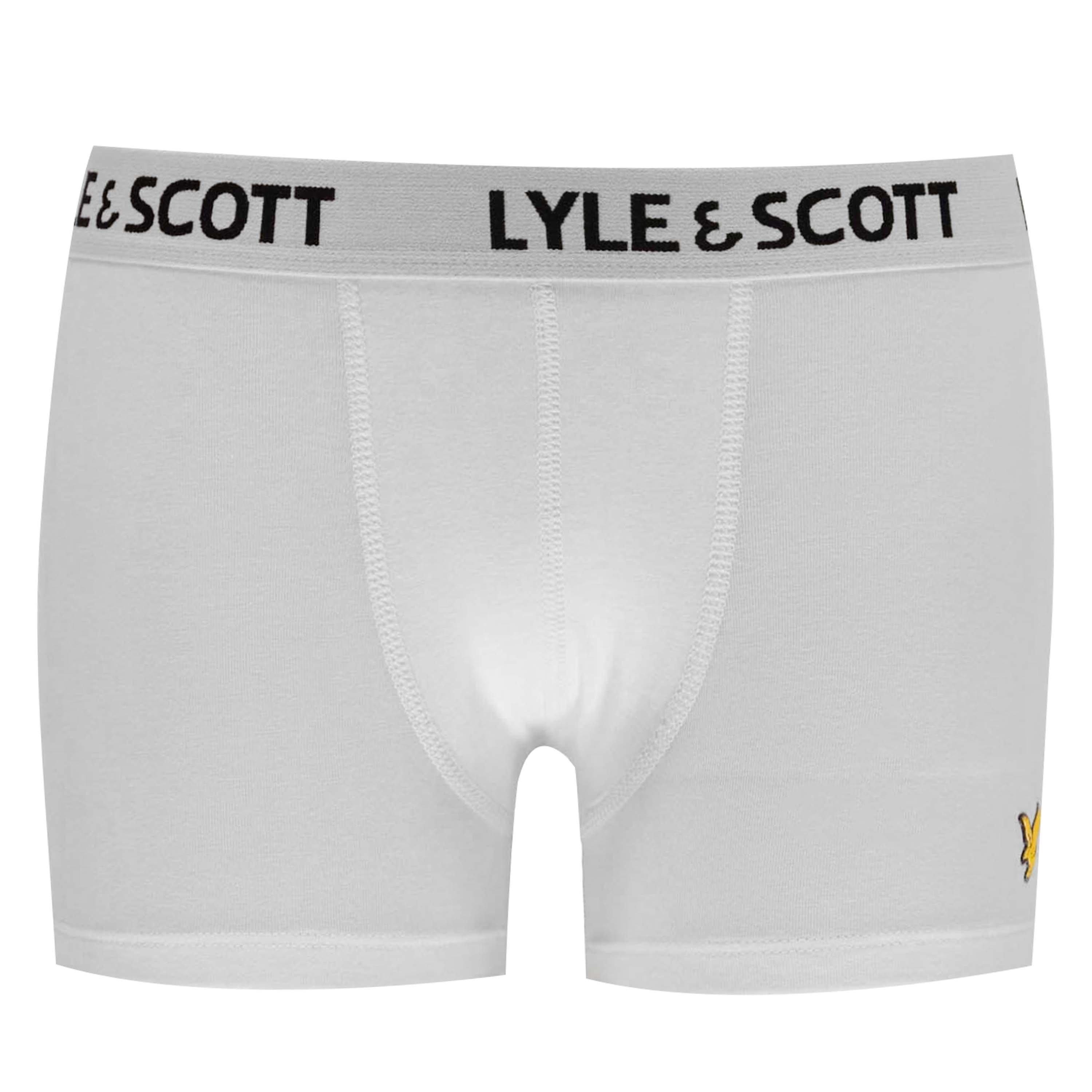 Marine/Weiß/Grau - Lyle and Scott - 3 Pack Boxer Shorts - 6