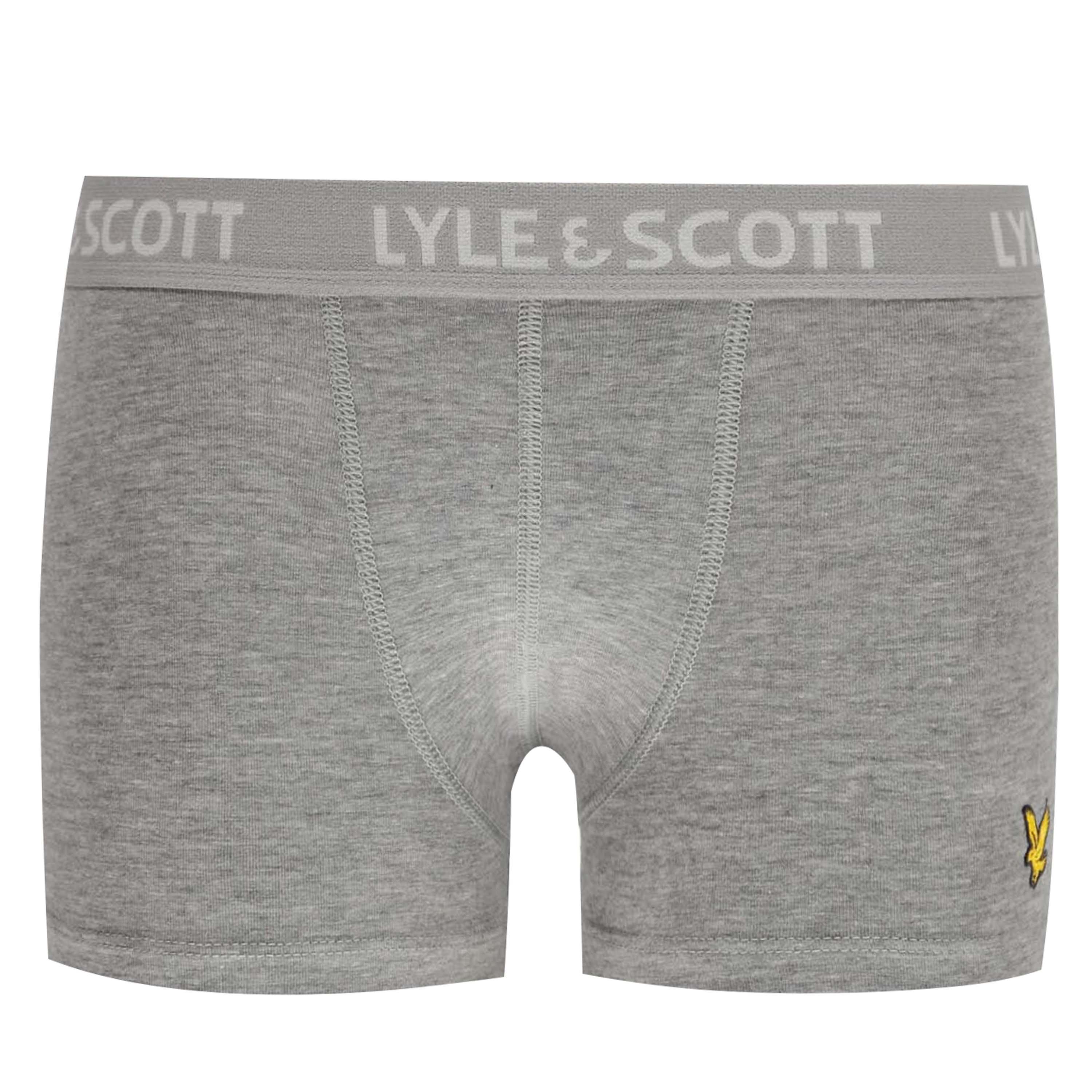 Marine/Weiß/Grau - Lyle and Scott - 3 Pack Boxer Shorts - 7