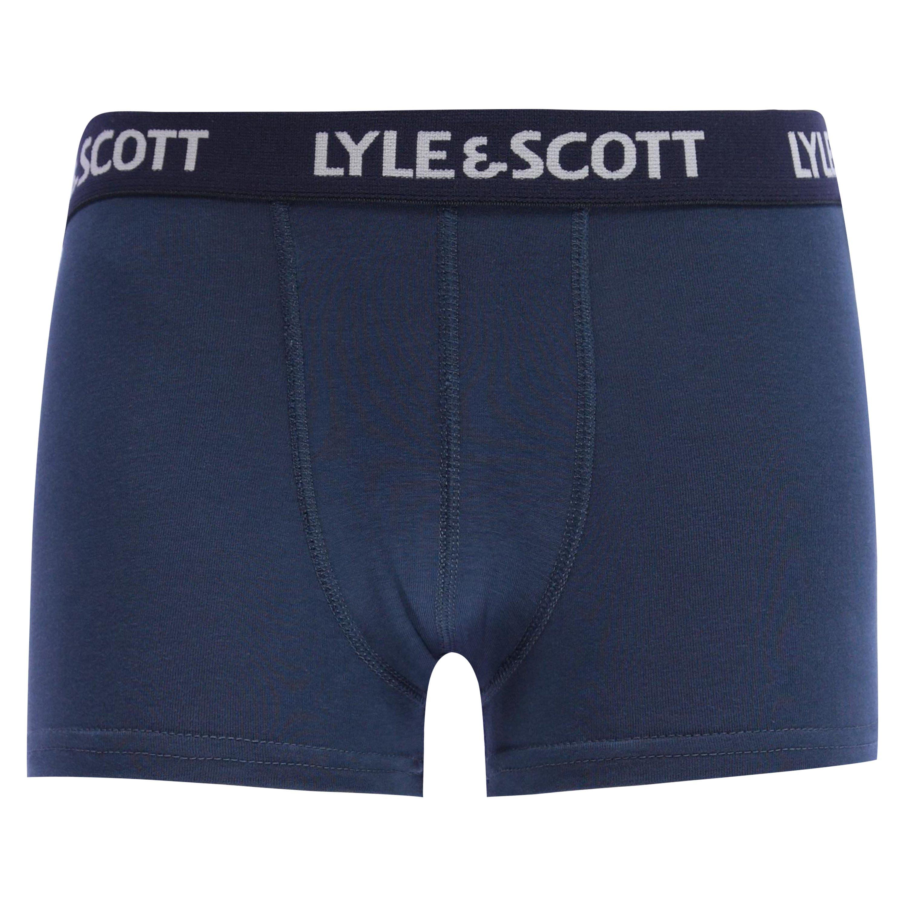 Blu B71 - Lyle and Scott - 3 Pack Boxer Shorts - 4