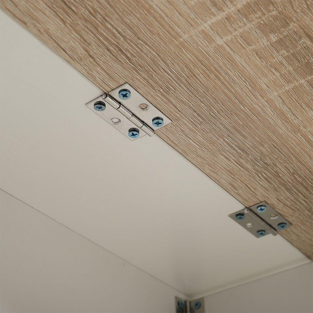 Brown - Kabinet UK - Folding Modern Drop Leaf Dining Table - 8