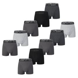 Lee Cooper Men's 10-Pack Hipster Trunks