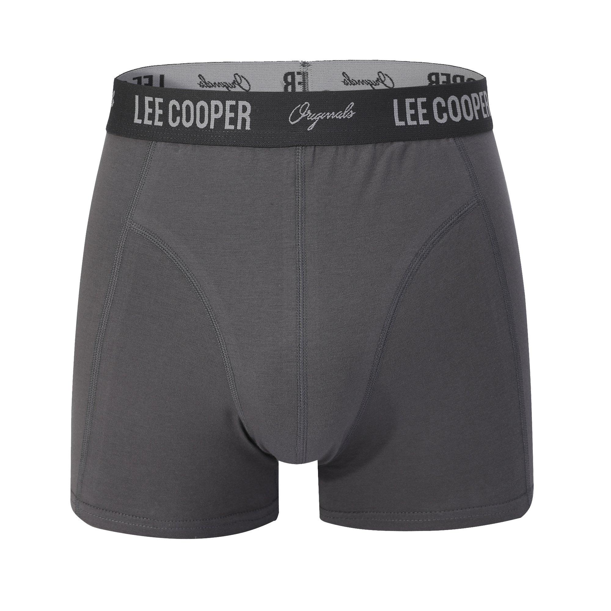 Multi Grey - Lee Cooper - Essential Boxer Trunk 10-Pack Mens - 5