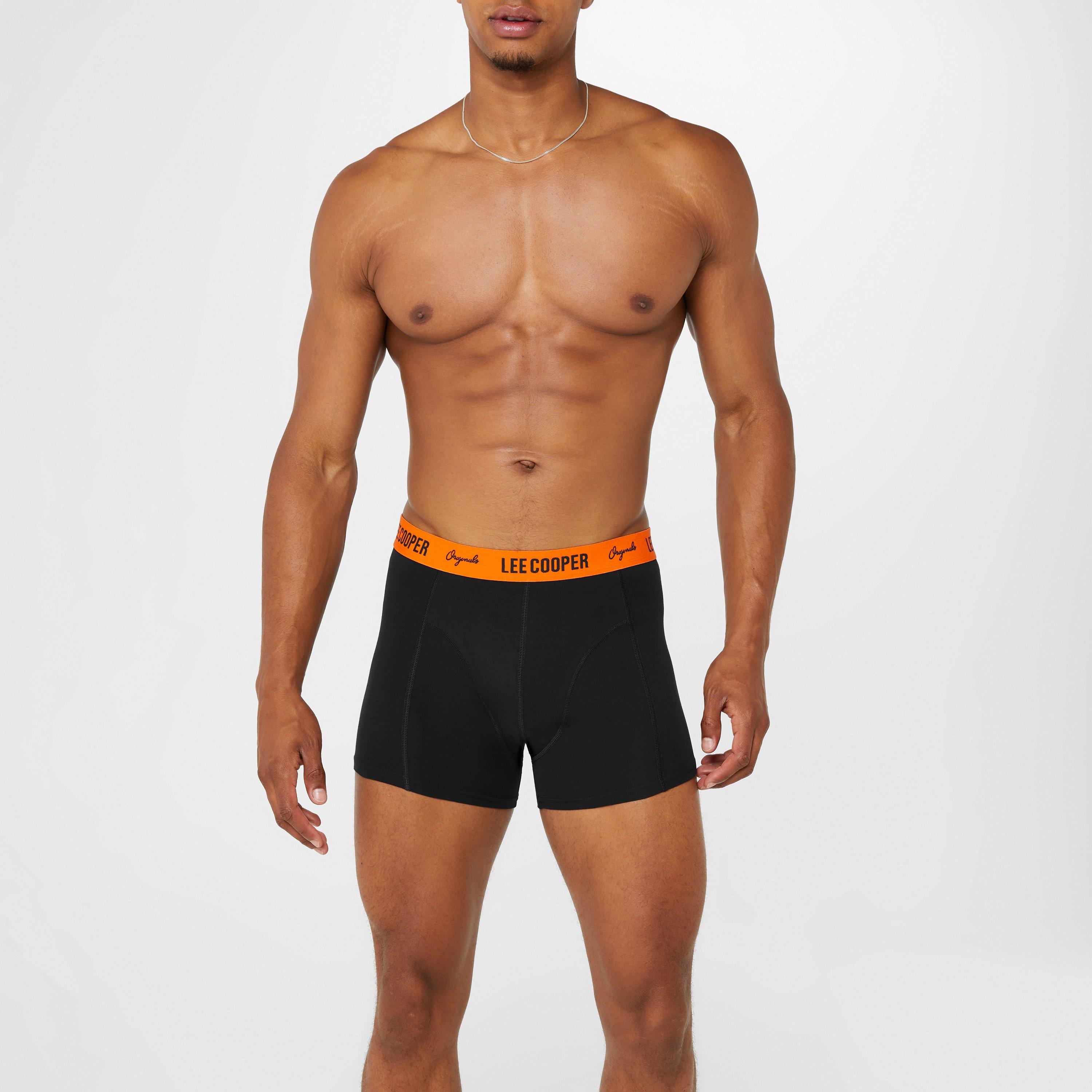 Black with Band - Lee Cooper - Essential Boxer Trunk 10-Pack Mens - 2