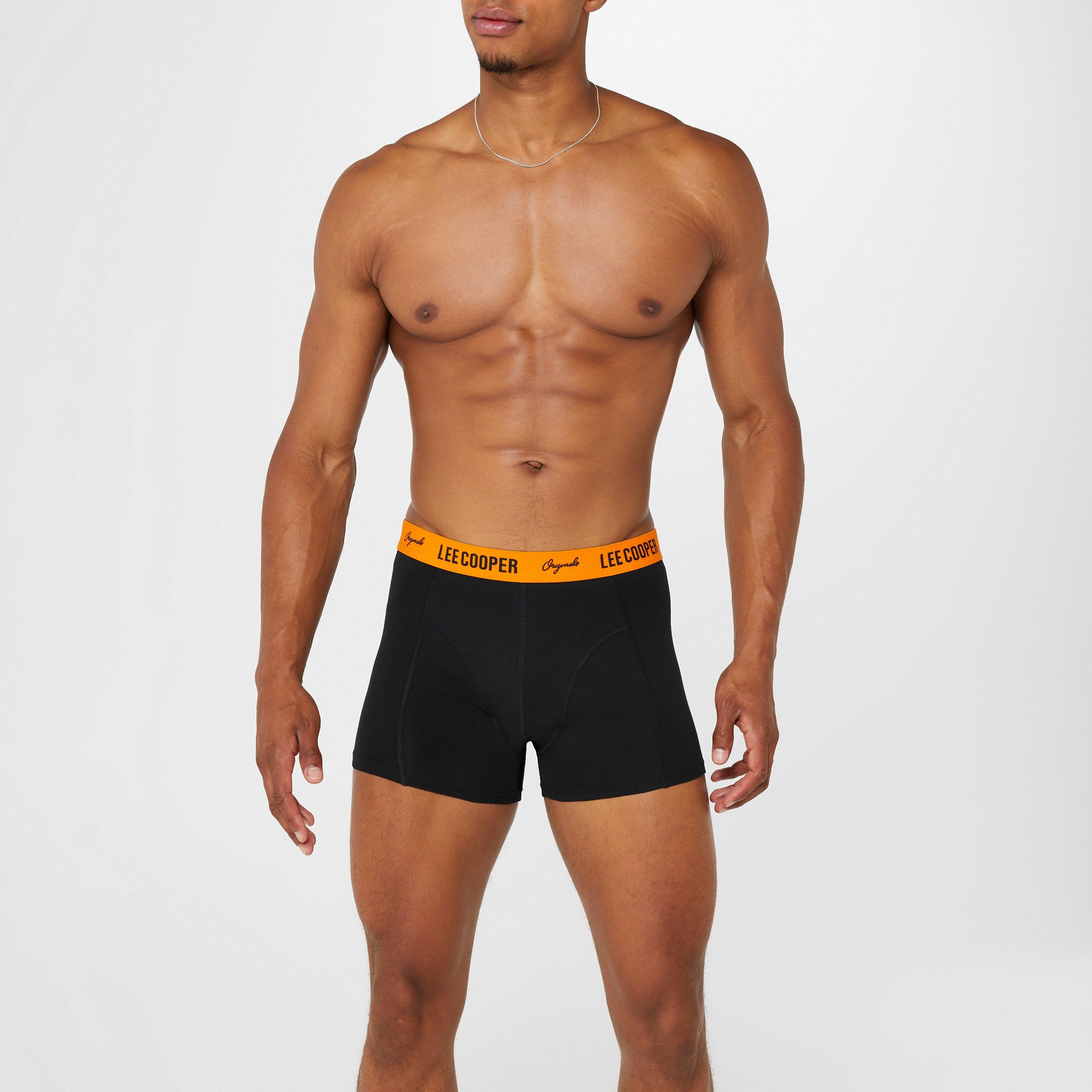 Black with Band - Lee Cooper - Essential Boxer Trunk 10-Pack Mens - 3