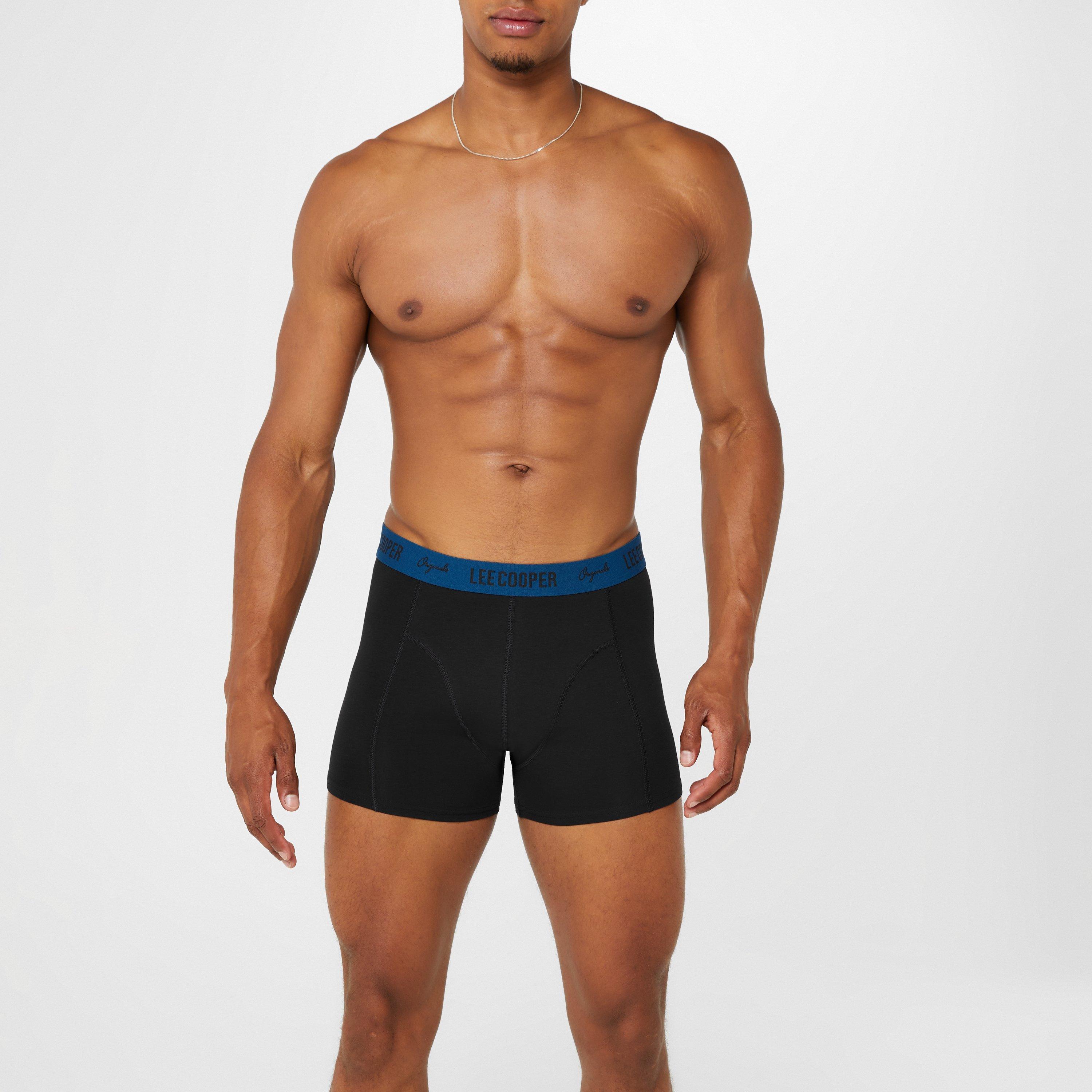 Black with Band - Lee Cooper - Essential Boxer Trunk 10-Pack Mens - 4