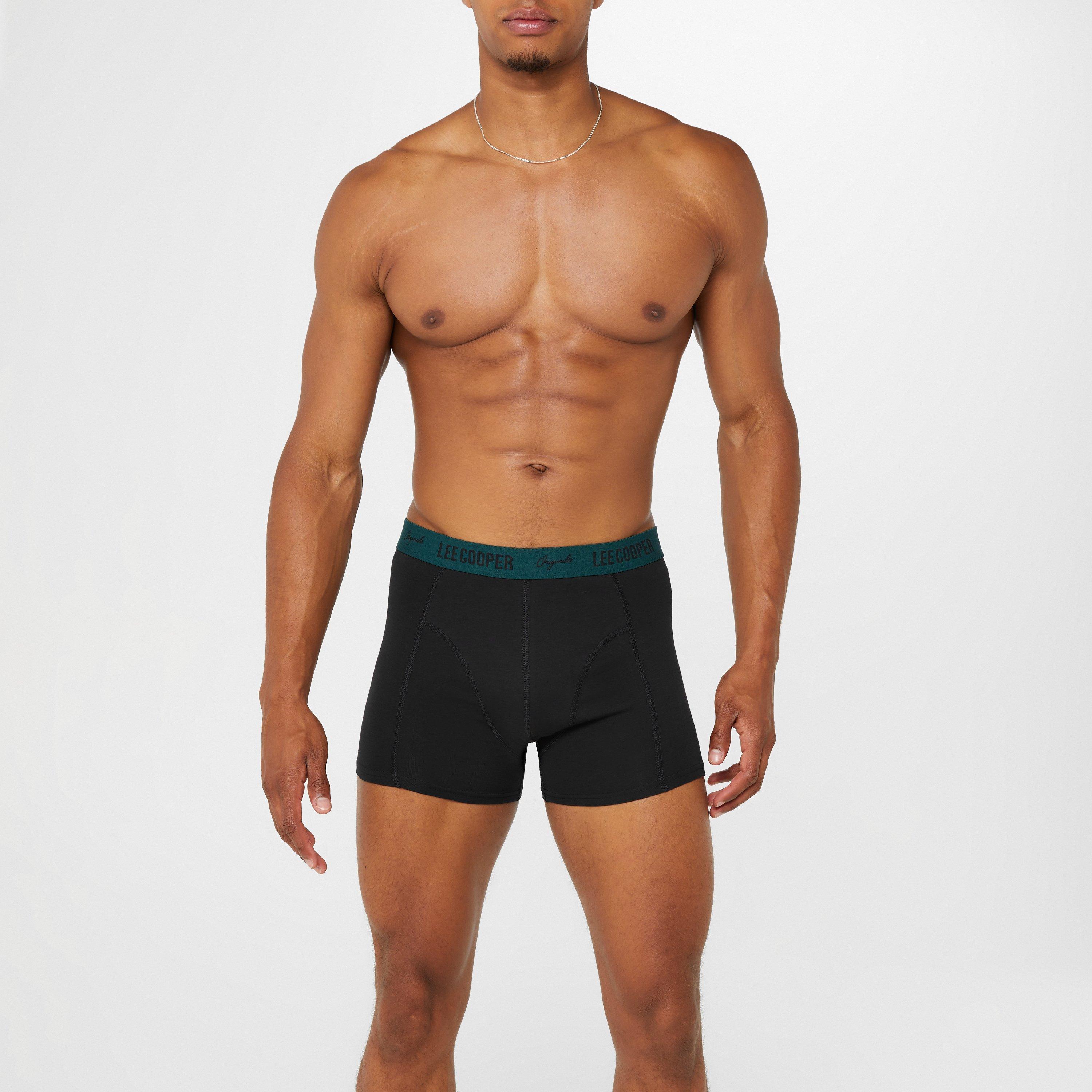 Black with Band - Lee Cooper - Essential Boxer Trunk 10-Pack Mens - 5