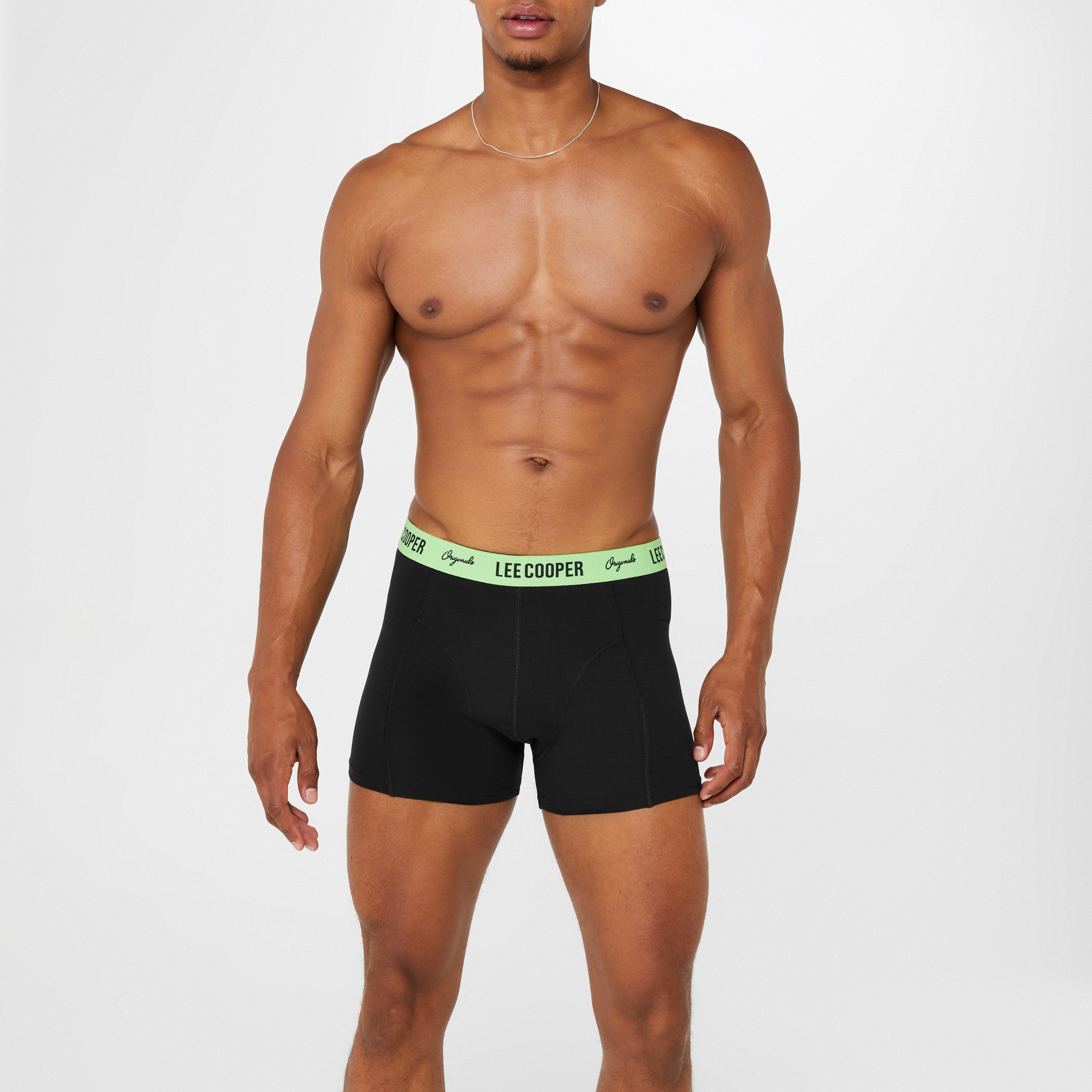 Black with Band - Lee Cooper - Essential Boxer Trunk 10-Pack Mens - 6