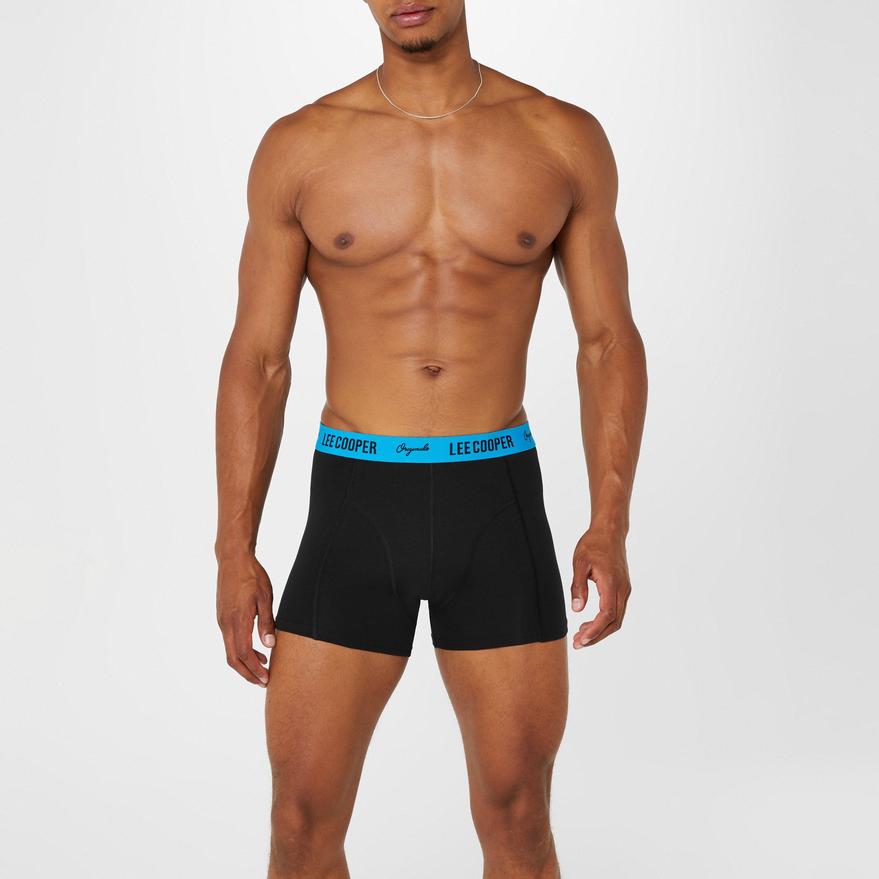 Black with Band - Lee Cooper - Essential Boxer Trunk 10-Pack Mens - 8