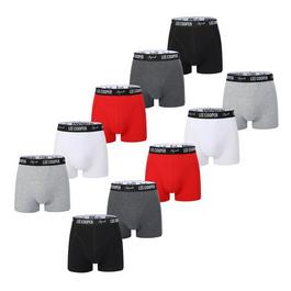 Lee Cooper Men's 10-Pack Hipster Trunks